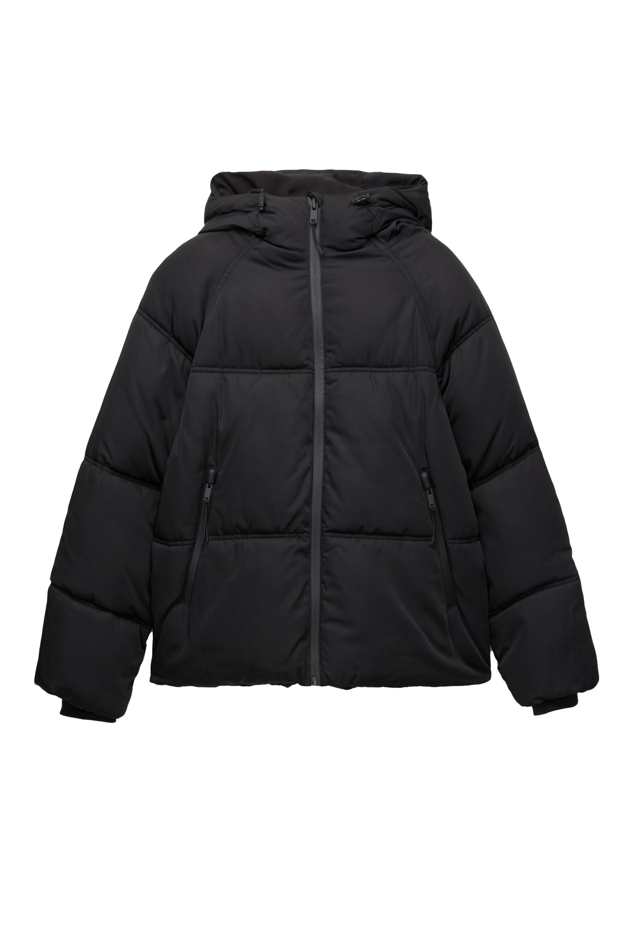 Pull&Bear Kapüşonlu şişme mont görsel 6