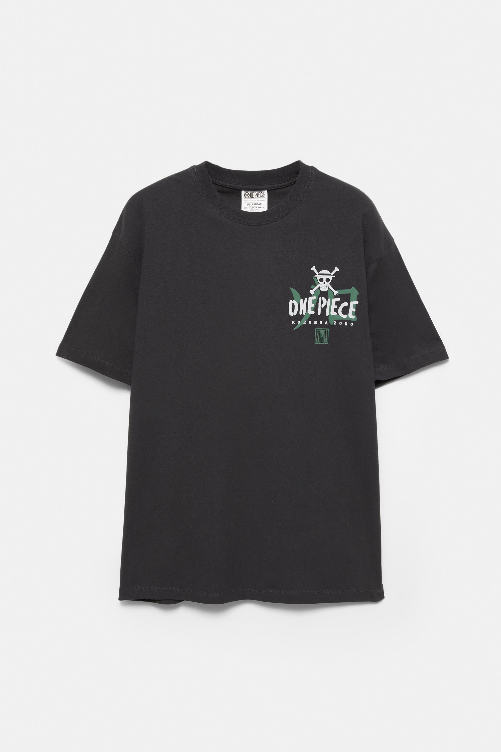 Szara koszulka One Piece – PULL&BEAR