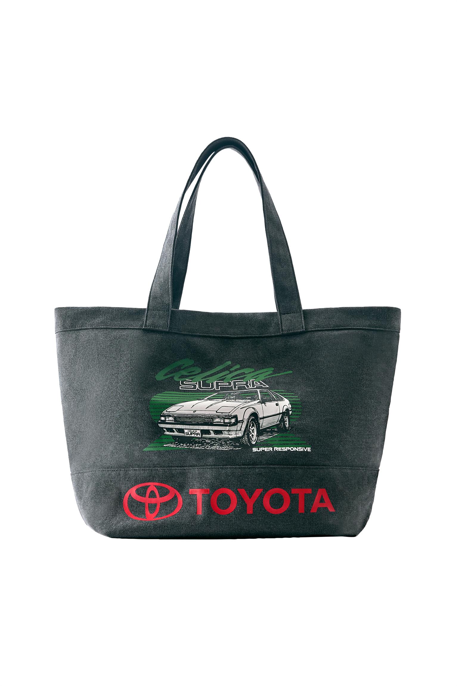 Pull&Bear Toyota kanvas shopper çanta görsel 7