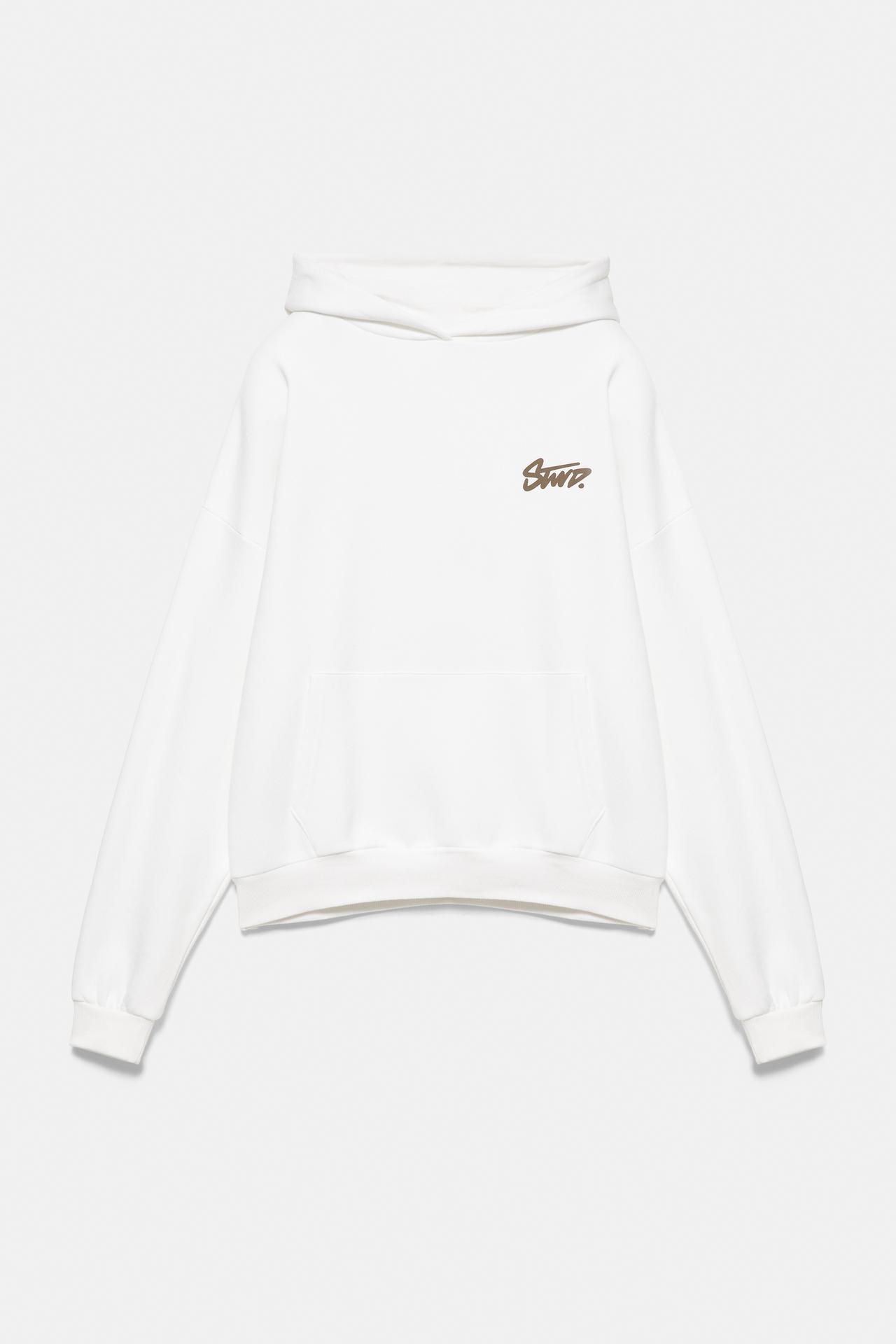 STWD leopard hoodie — Ice