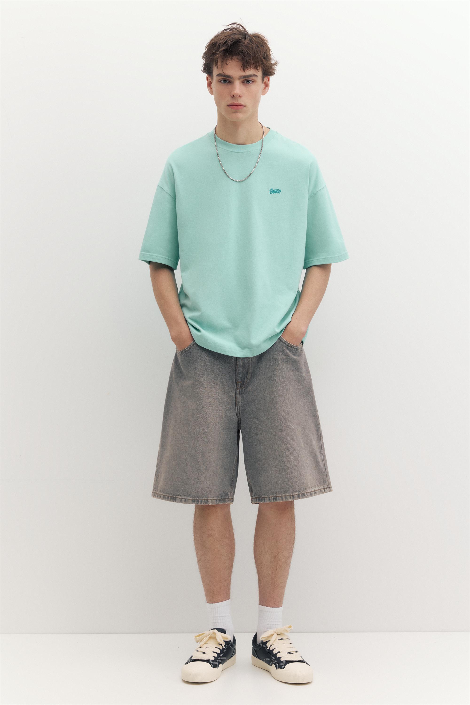 STWD logo boxy T-shirt — Green