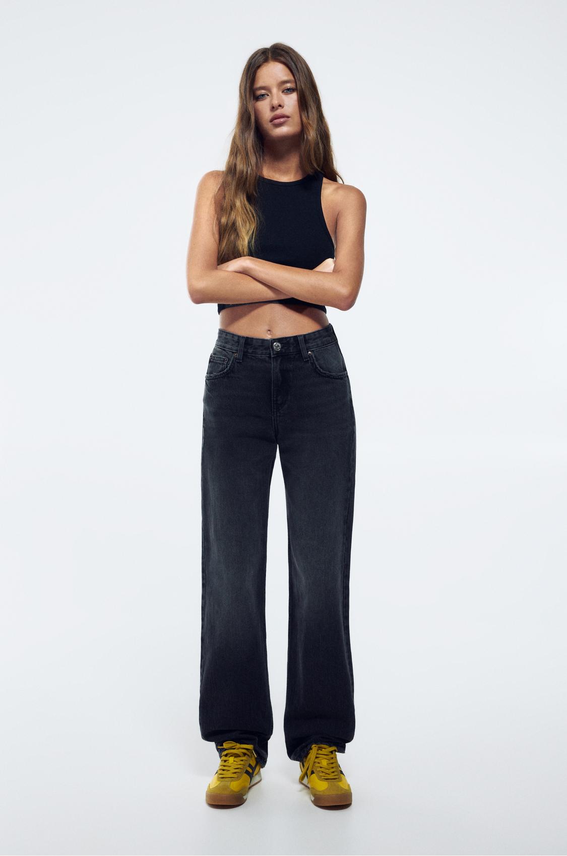Mid-waist straight-leg jeans PULL&BEAR