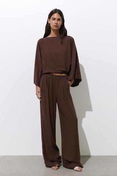 Cape blouse — Brown 4