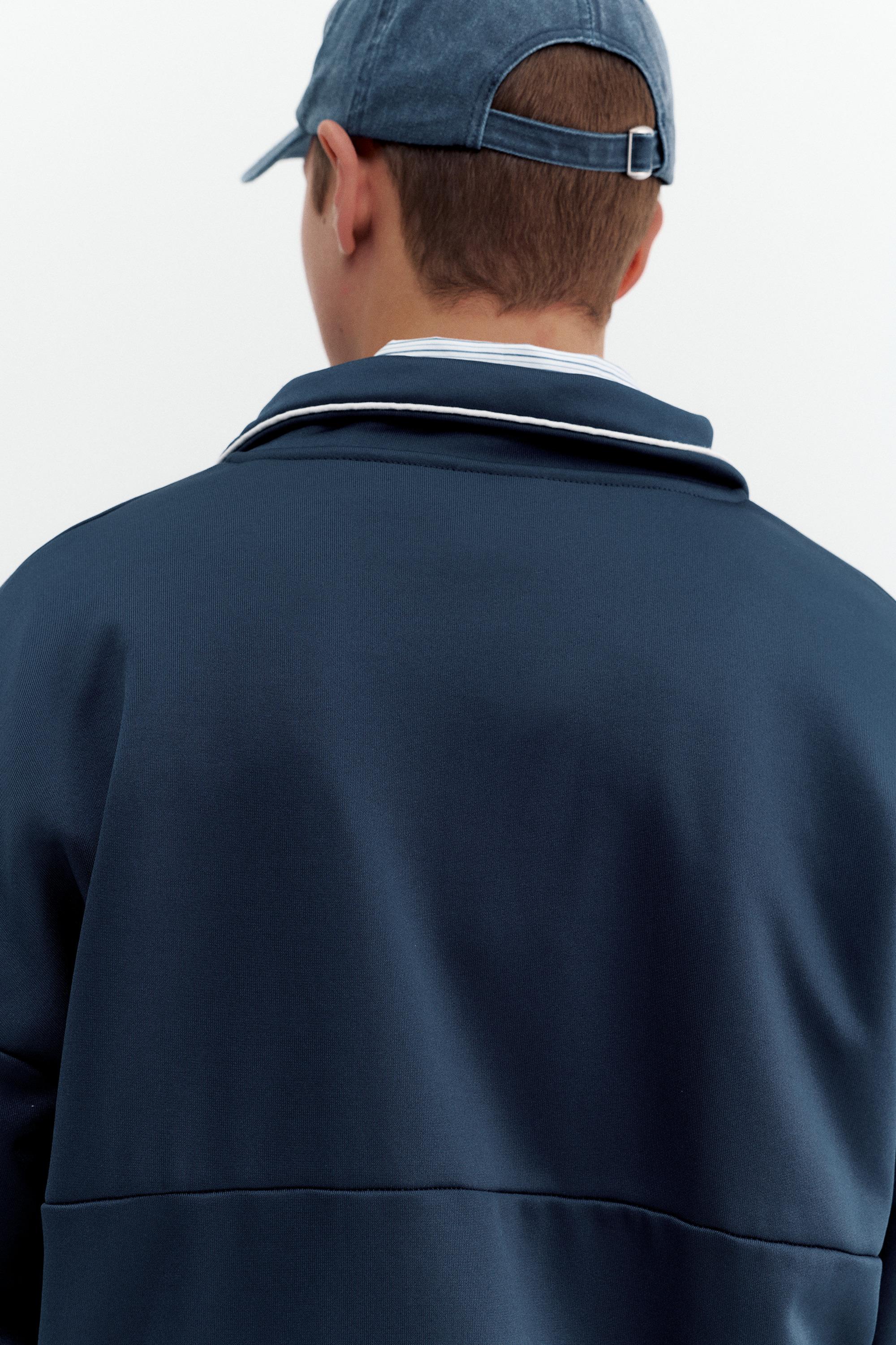 Fermuarlı nakışlı ceket - Görsel 14