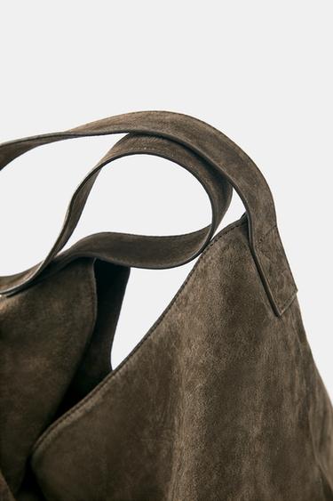 Leather shopper bag — Brown 6