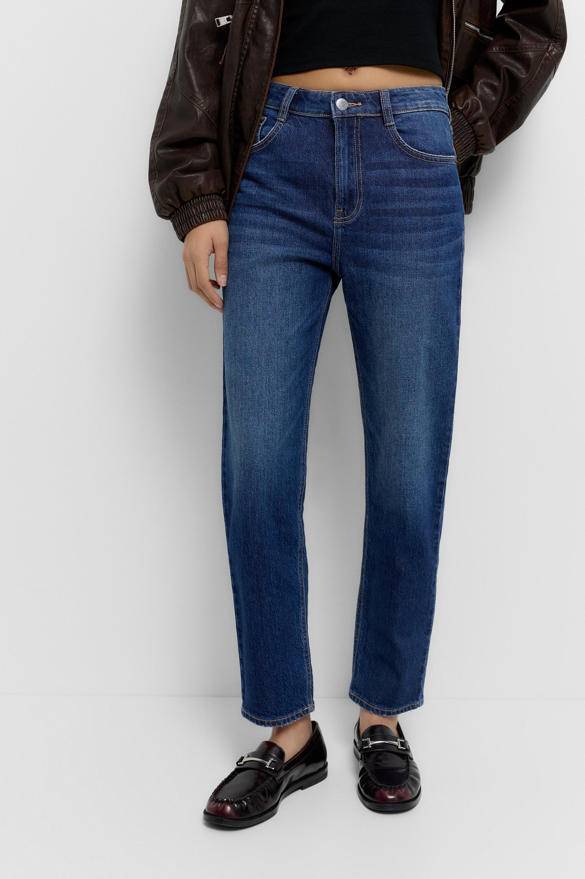 Slim fit comfort jeans — Navy