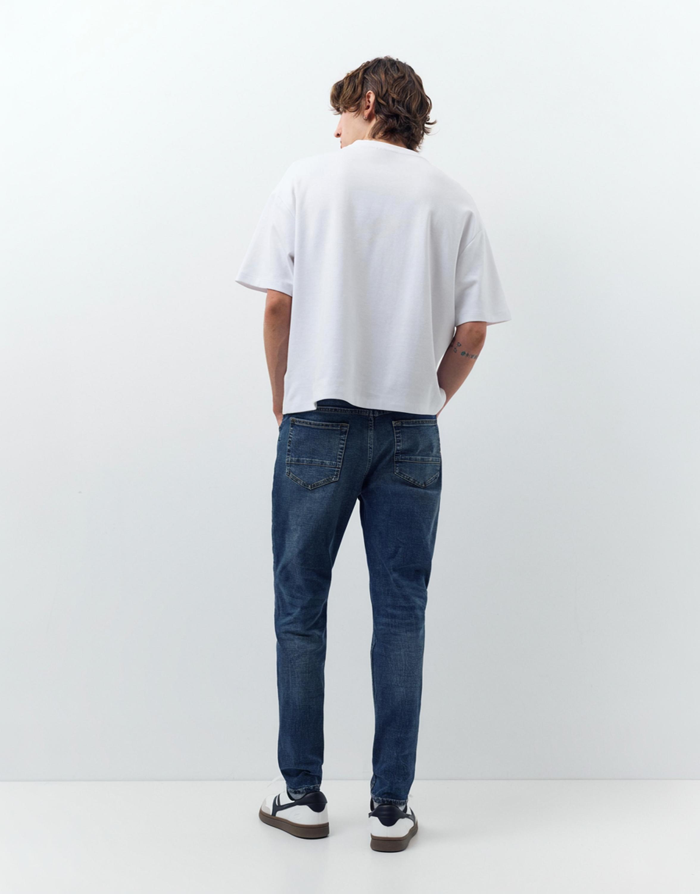 Basic skinny jeans — Dark blue