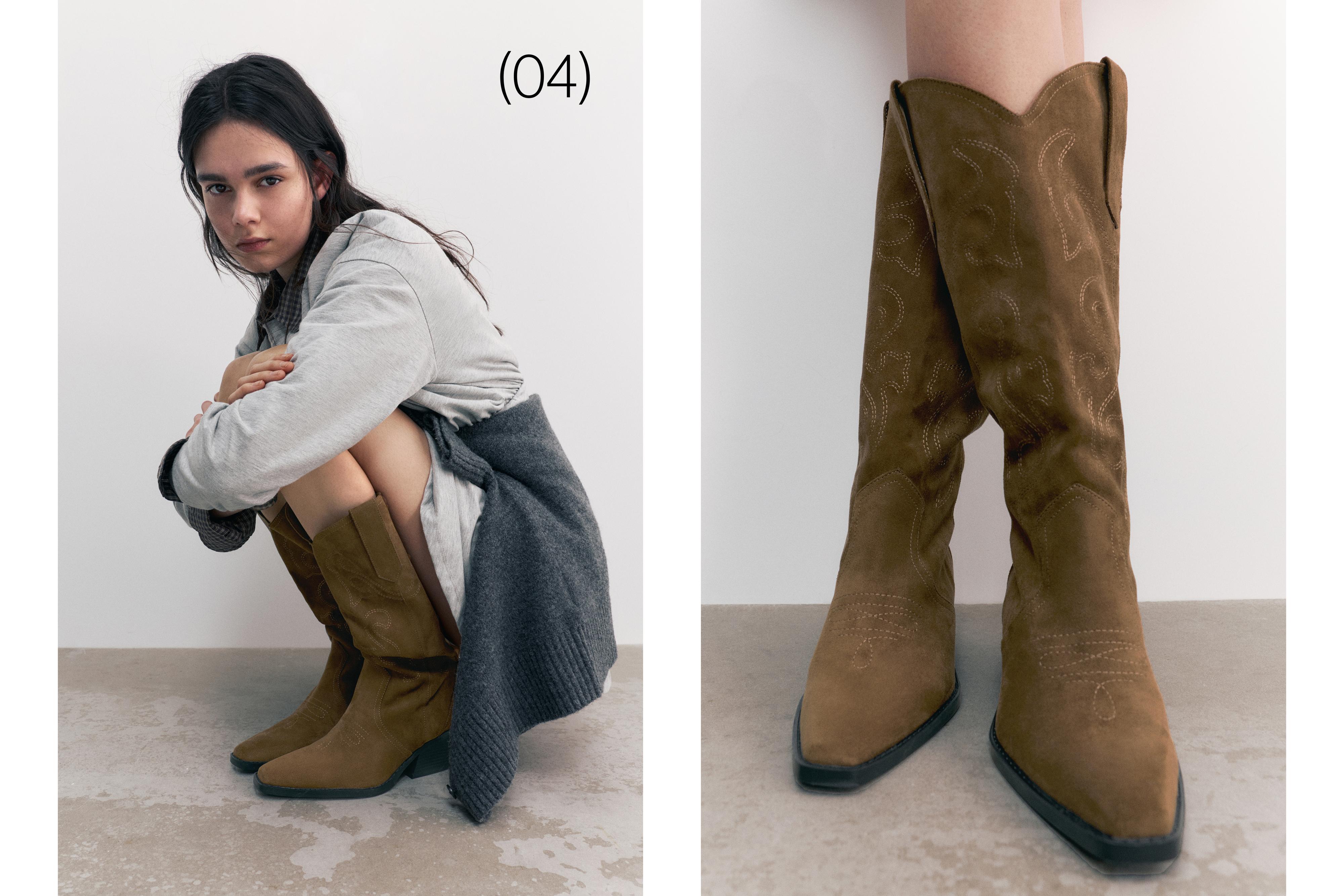 Cowboy boots — Brown
