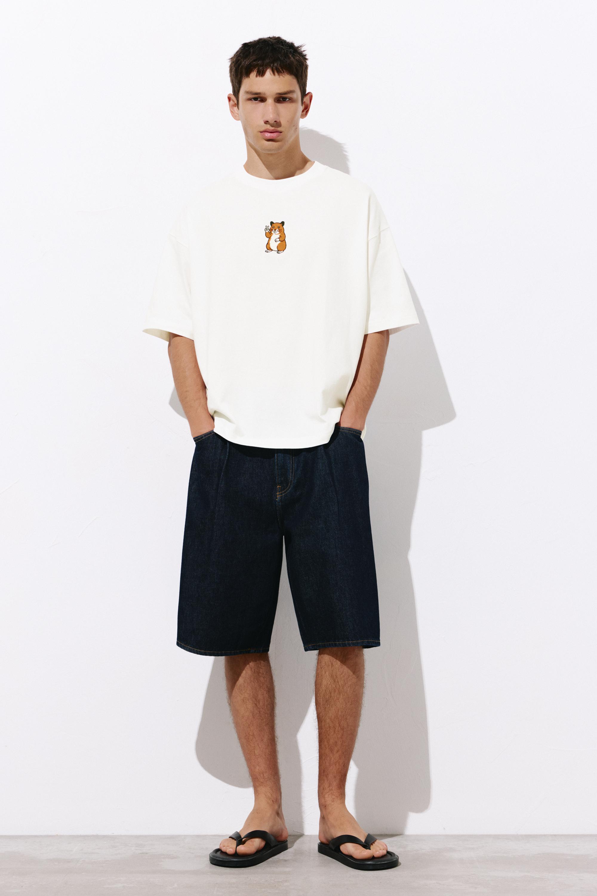 Hamster graphic T-shirt — White