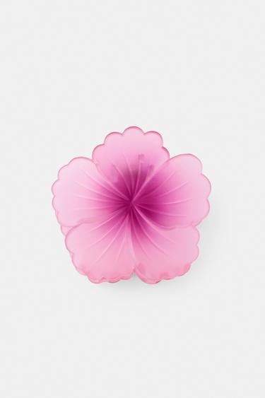Flower hair clip — Pink 1