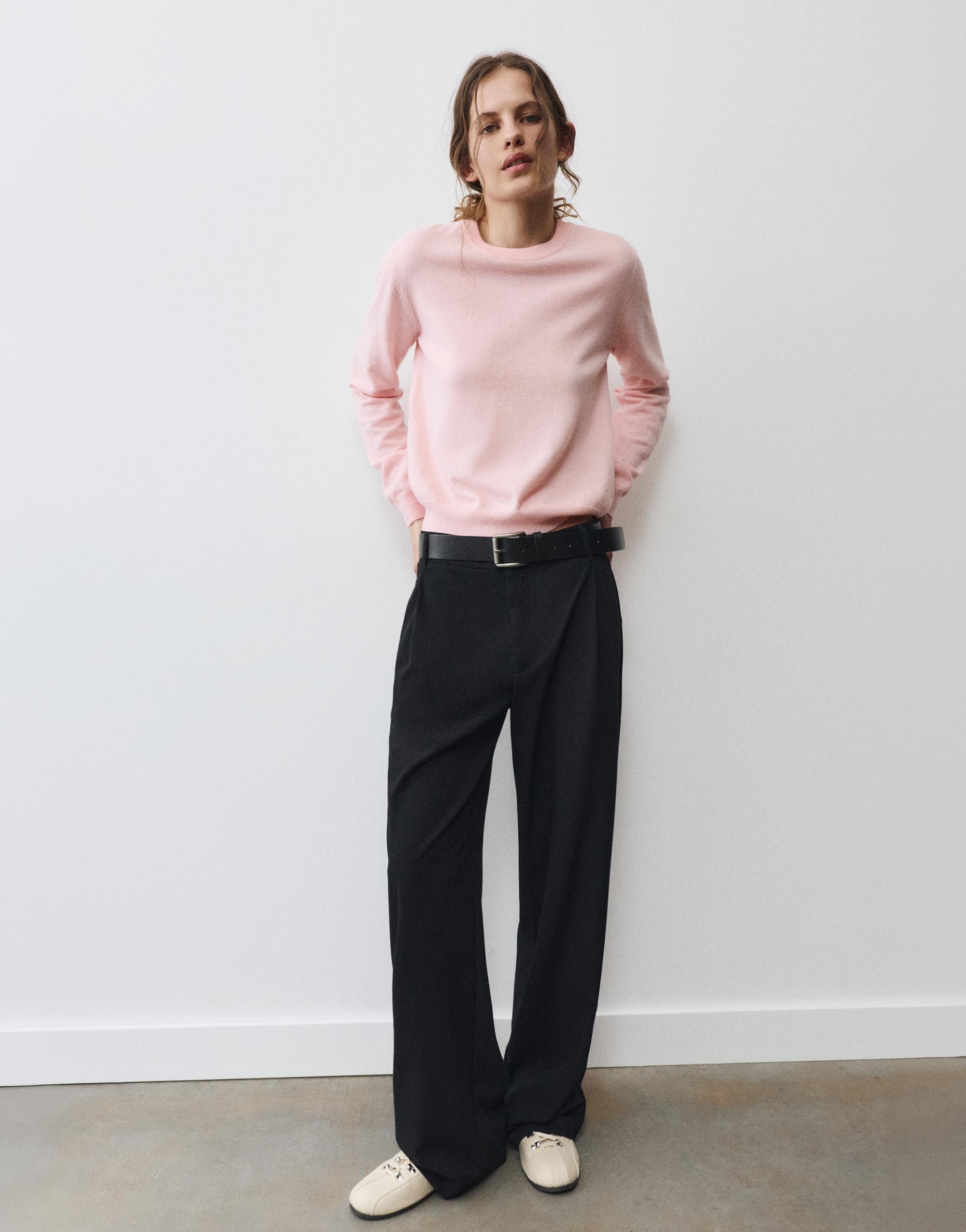 Soft knit jumper — Pastel pink