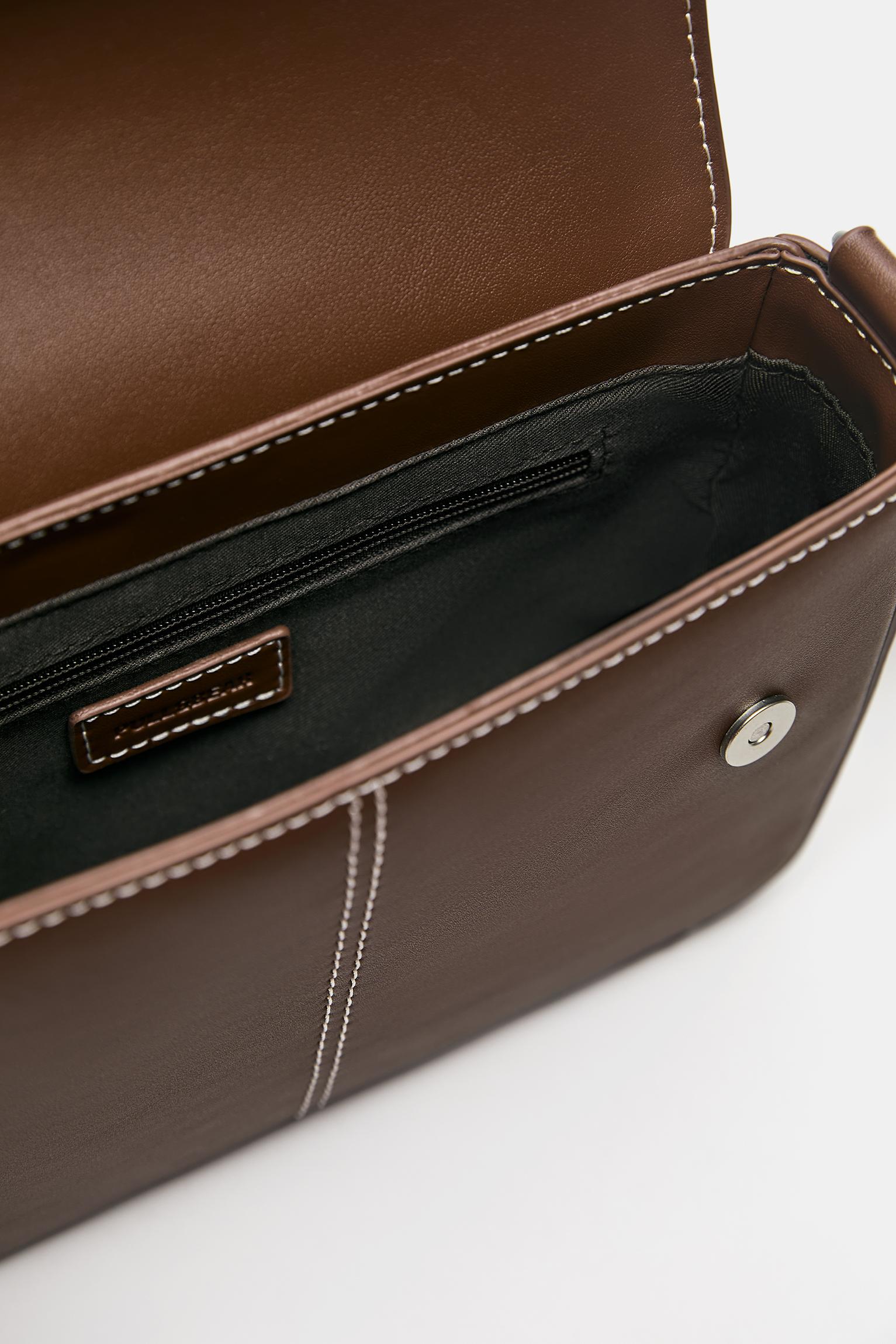 Dikişli portföy çapraz askılı çanta - Görsel 34