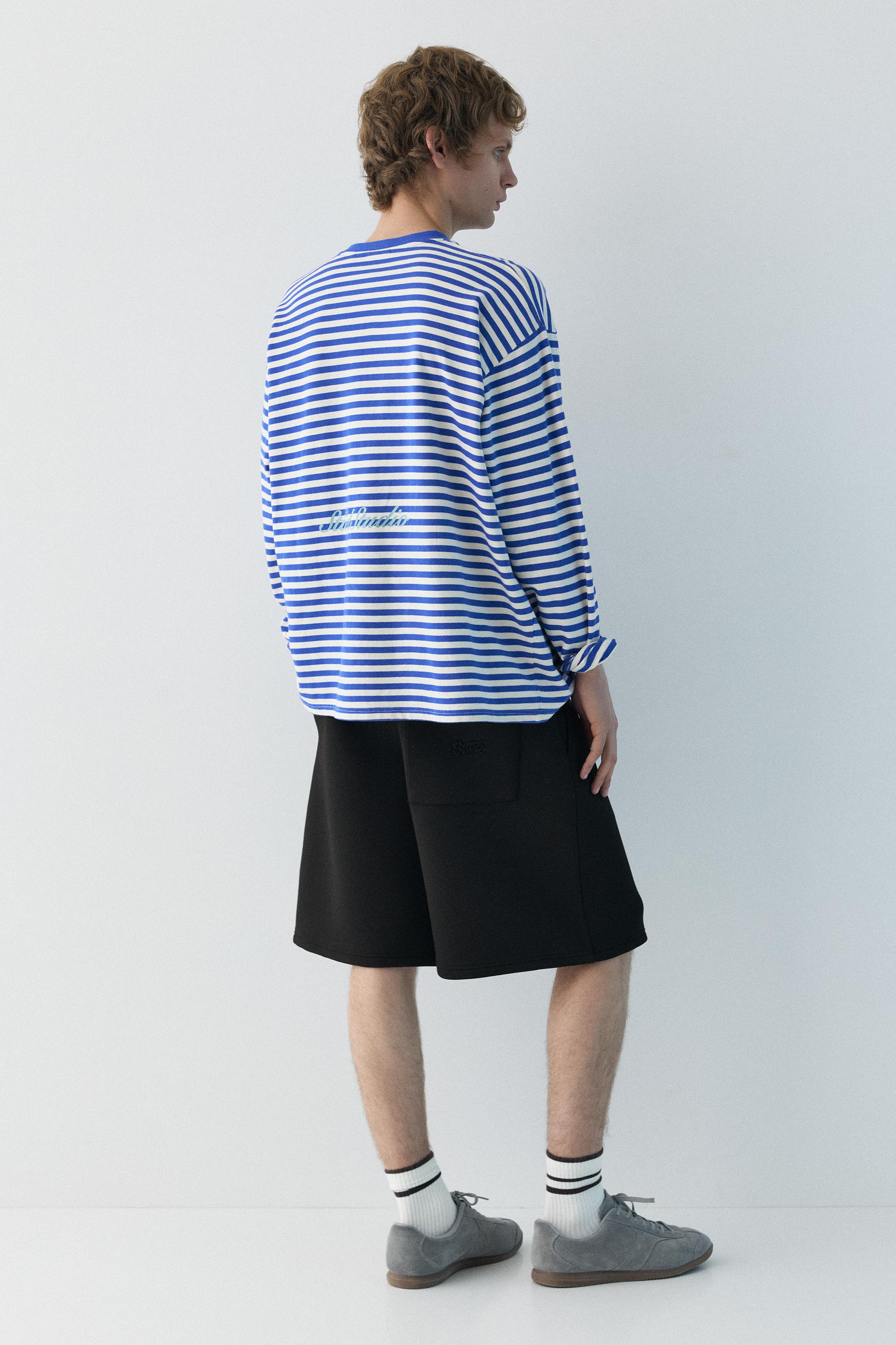 Neopren görünümlü jogger şort - Görsel 37