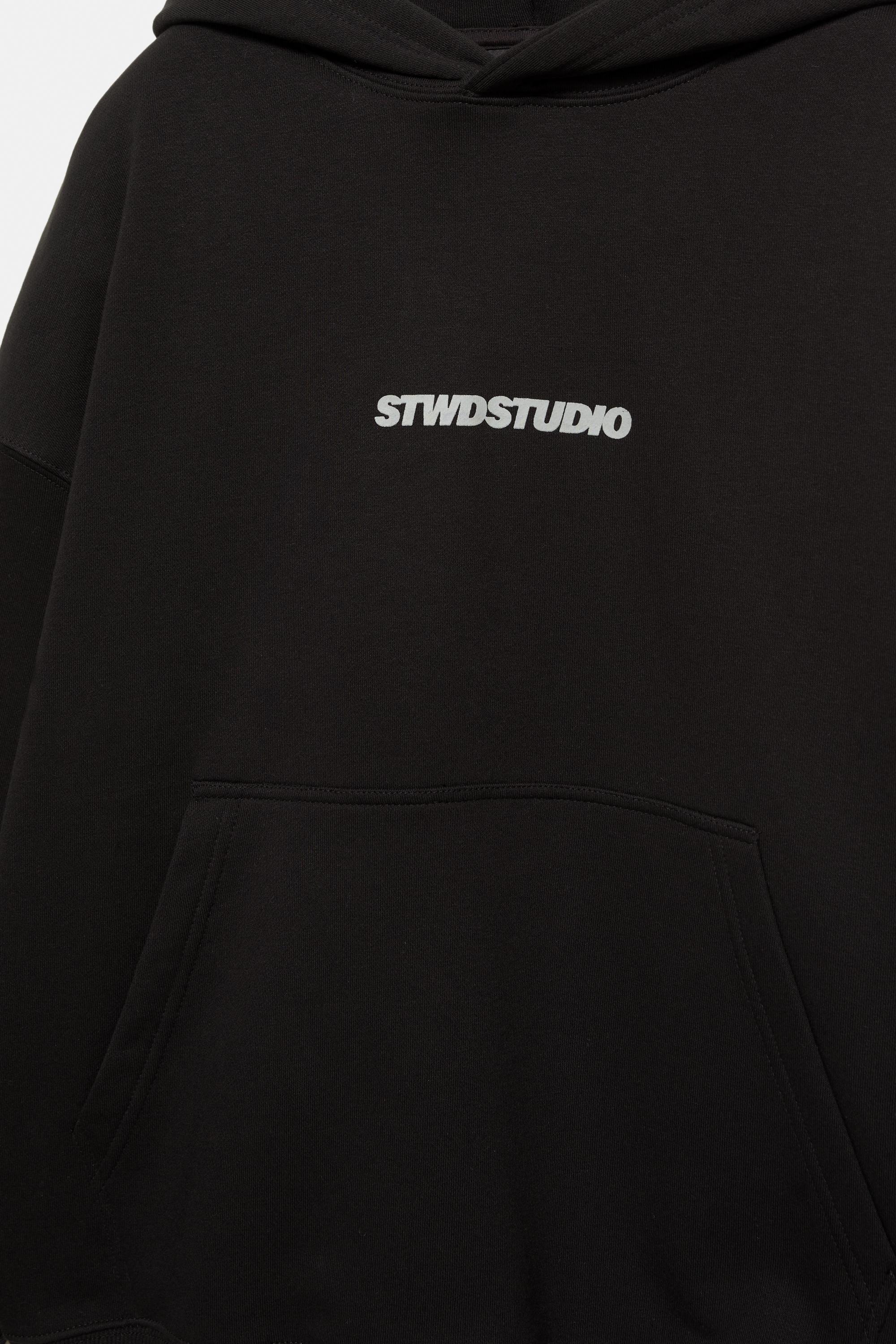 STWD Studio kapüşonlu sweatshirt - Görsel 5