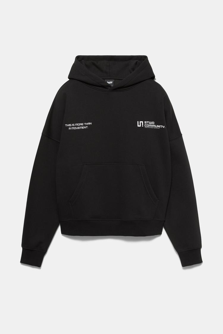 STWD kapüşonlu sweatshirt