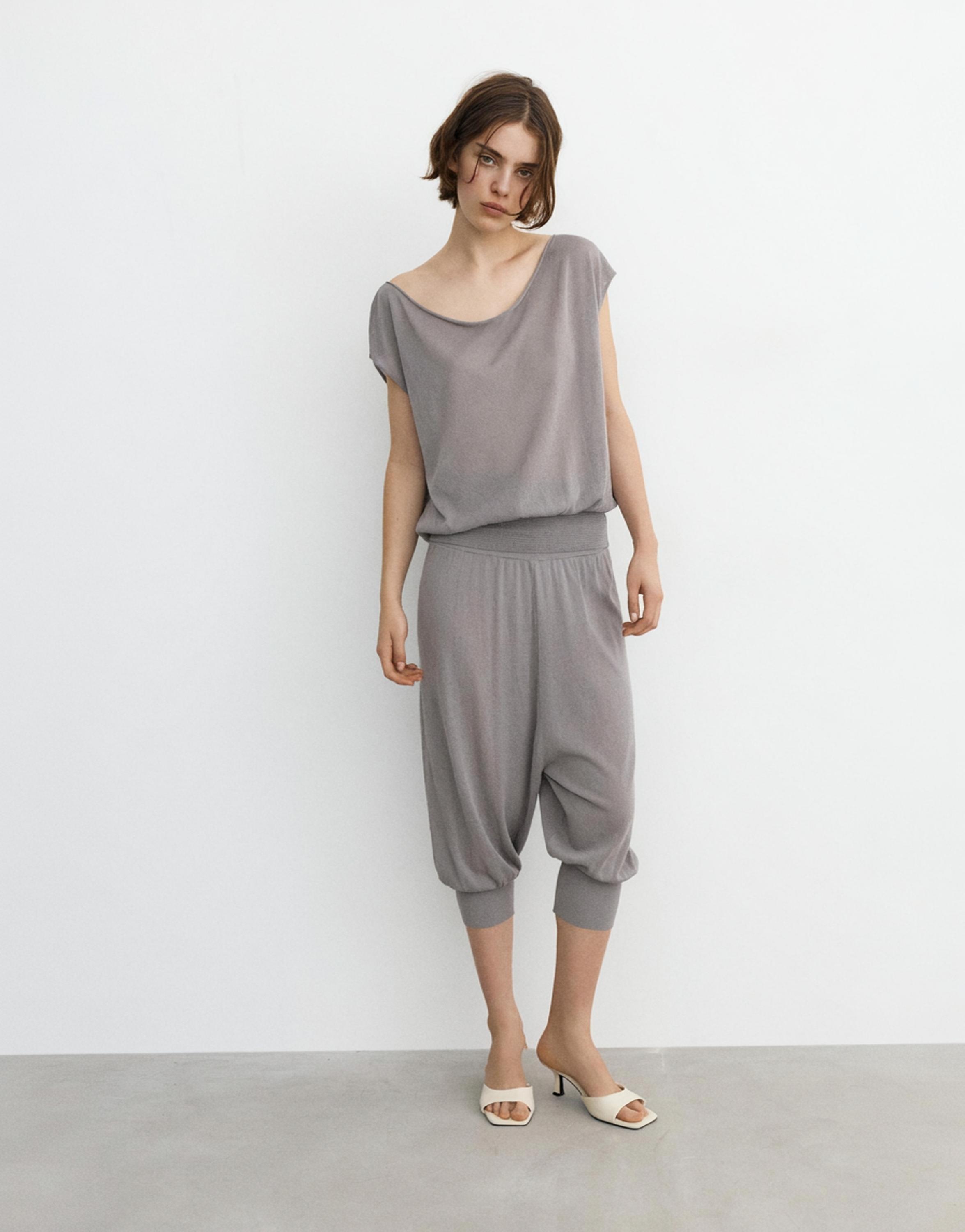 Sarouel trousers — Steel