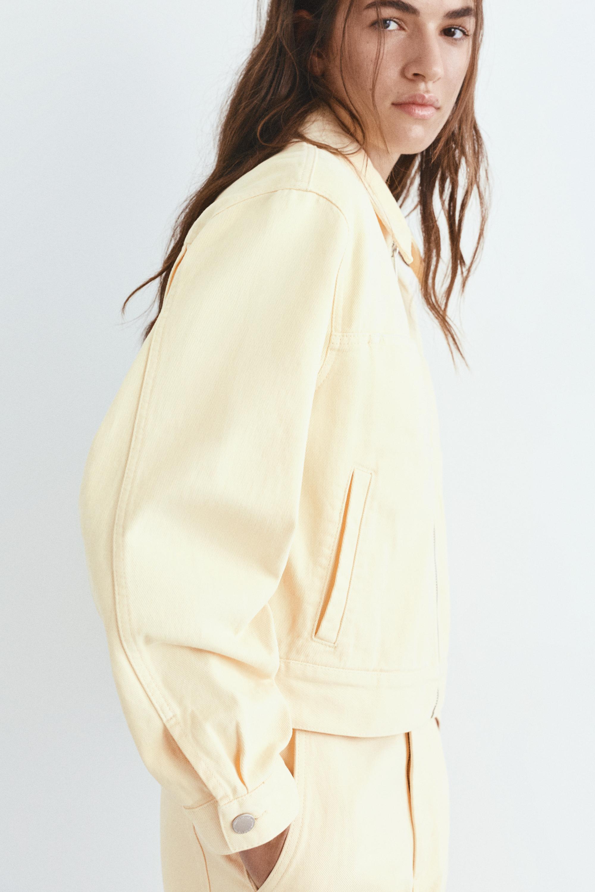 Yellow utility jacket — Yellow