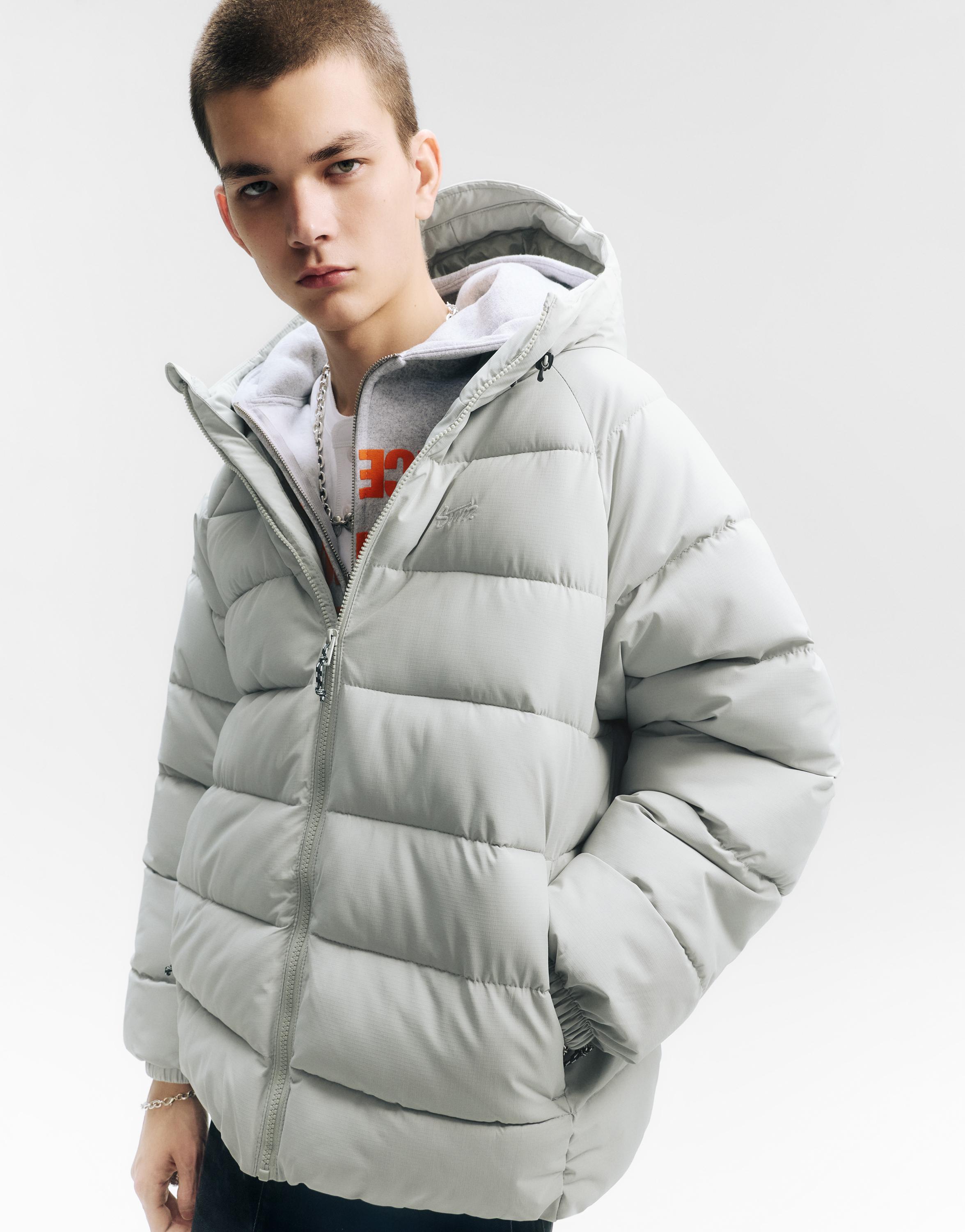 Kapüşonlu şişme STWD mont - Görsel 6