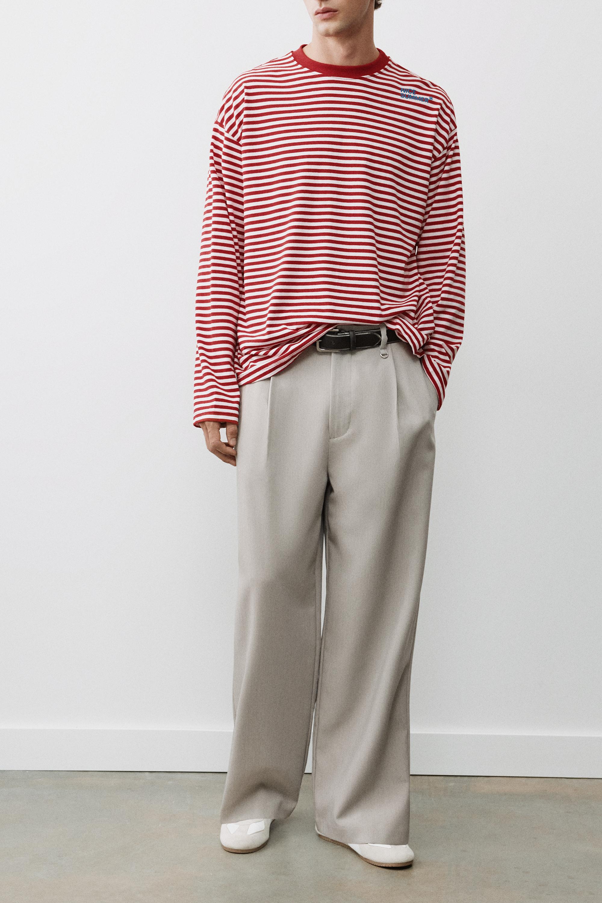 Tailored darted trousers — Stone
