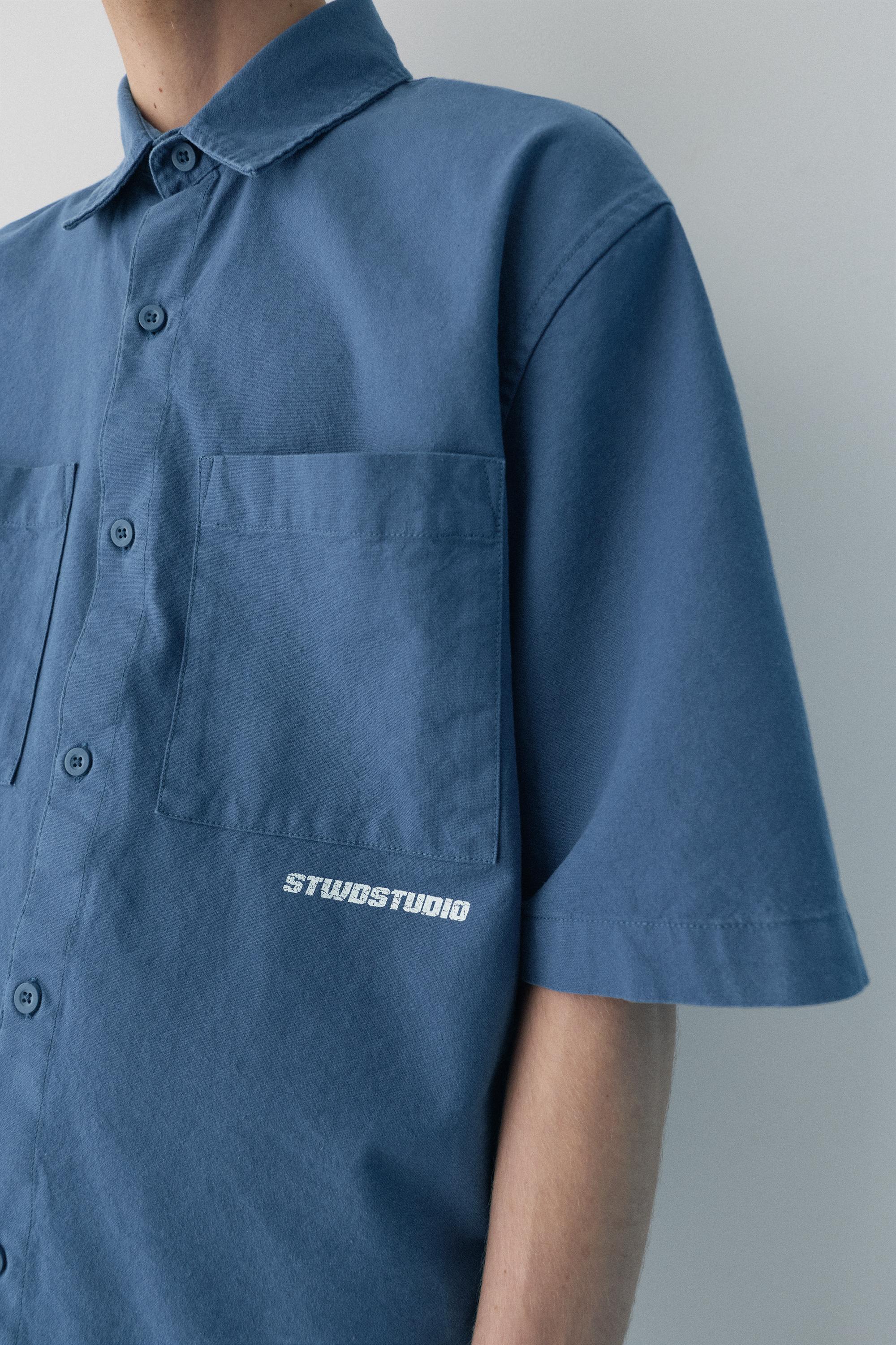 Kısa kollu STWD Studio gömlek - Görsel 9