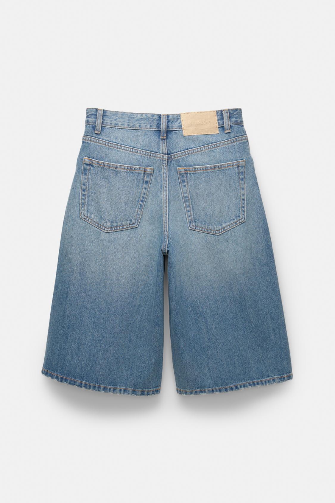 Celana Bermuda Pantalones Cortos Pull&bear Celana Pendek Denim