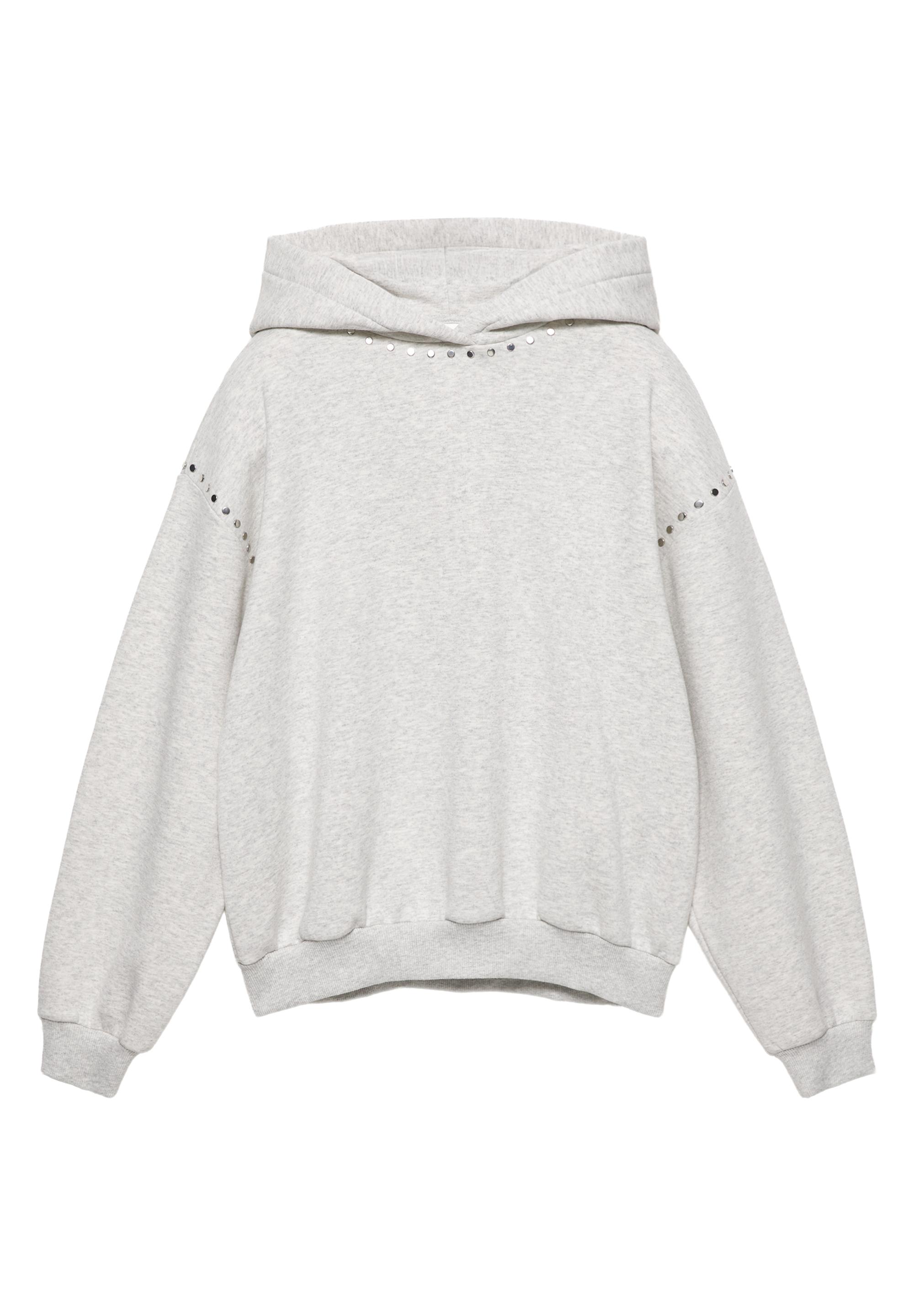 Çıtçıtlı kapüşonlu sweatshirt - Görsel 3