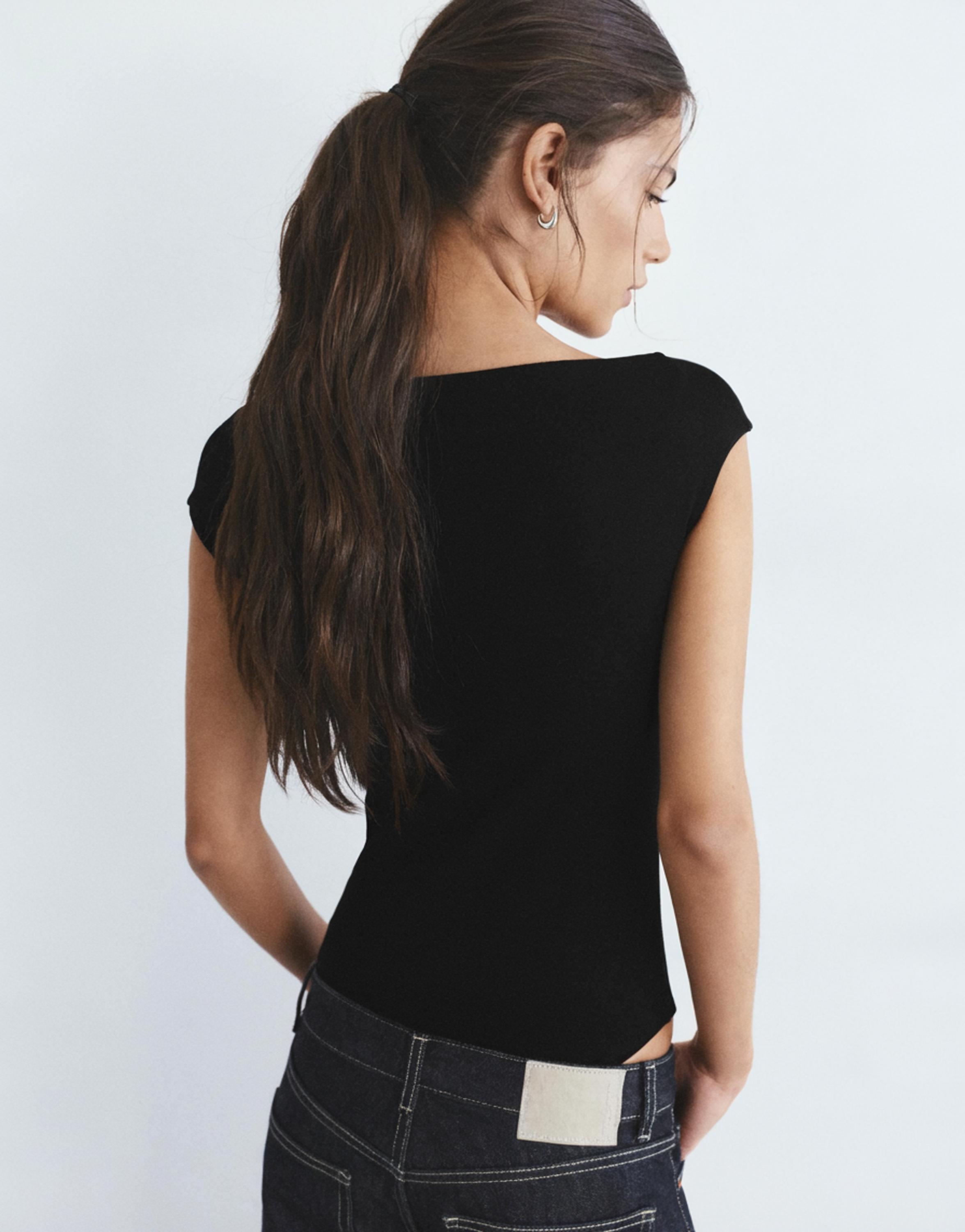 Kısa kollu body - Görsel 7