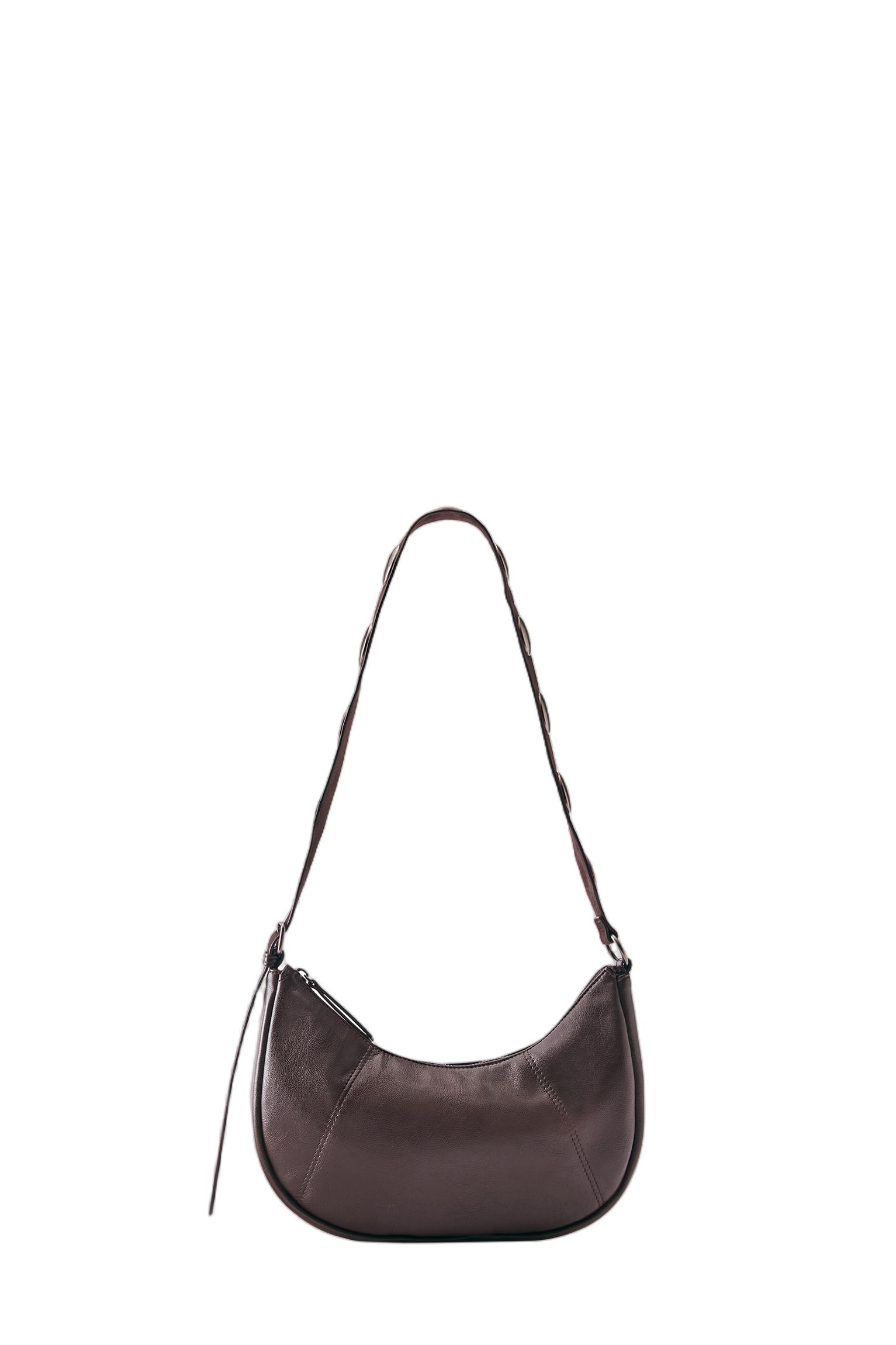 Studded crossbody bag — Brown