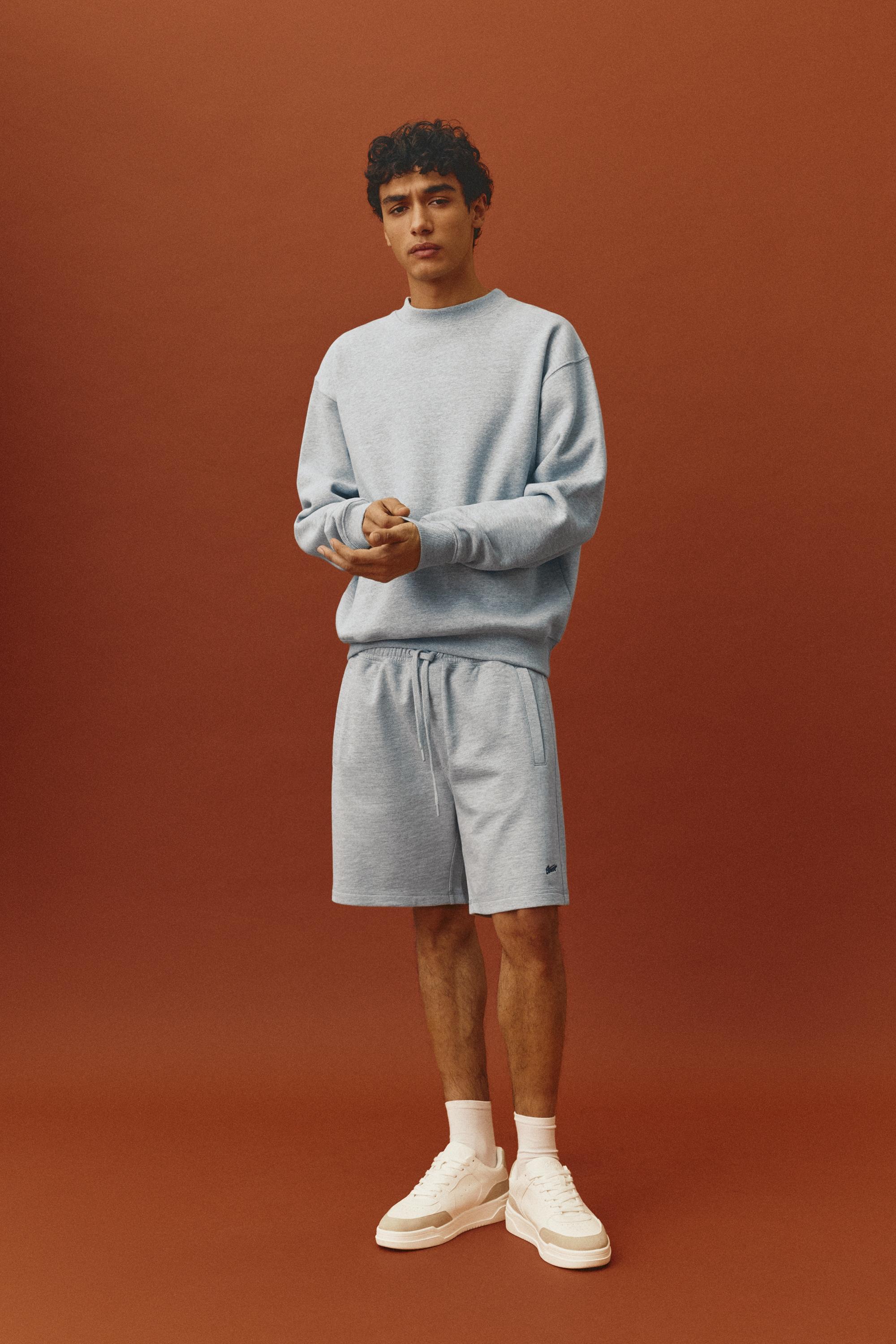 Logolu jogger bermuda şort - Görsel 116