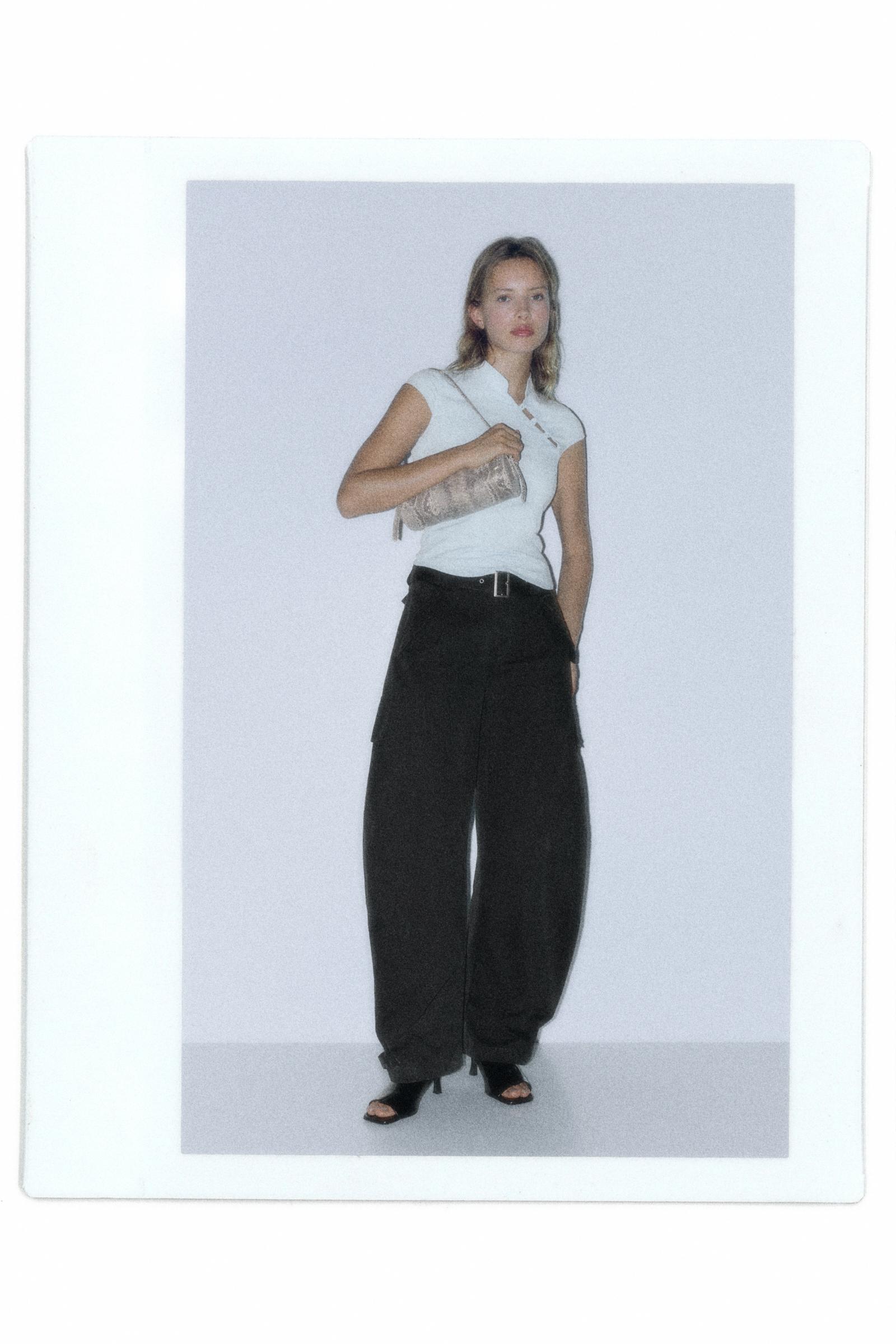 Poplin toggle shirt — Sky blue