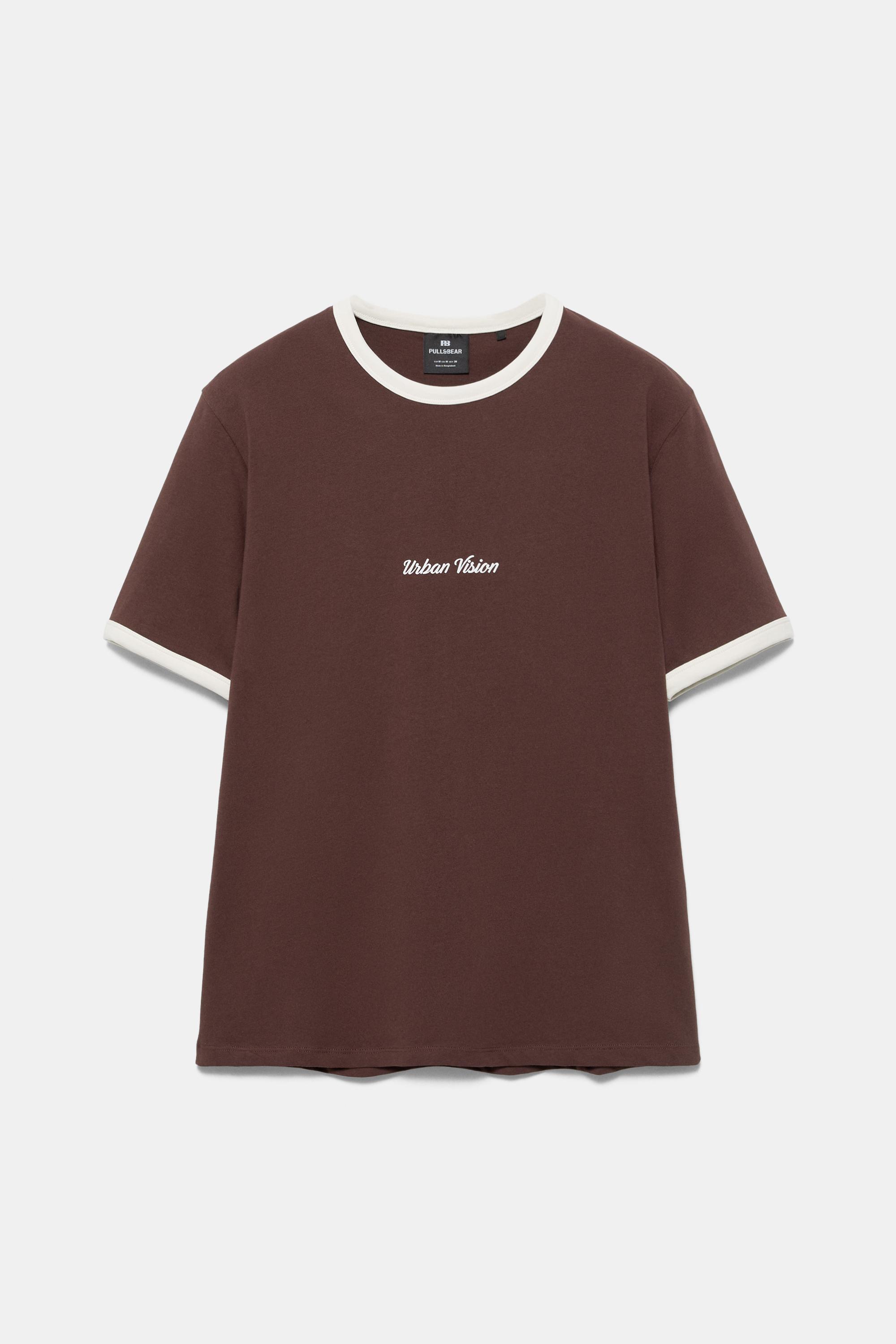 Grafik ribanalı kısa kollu t-shirt - Görsel 3