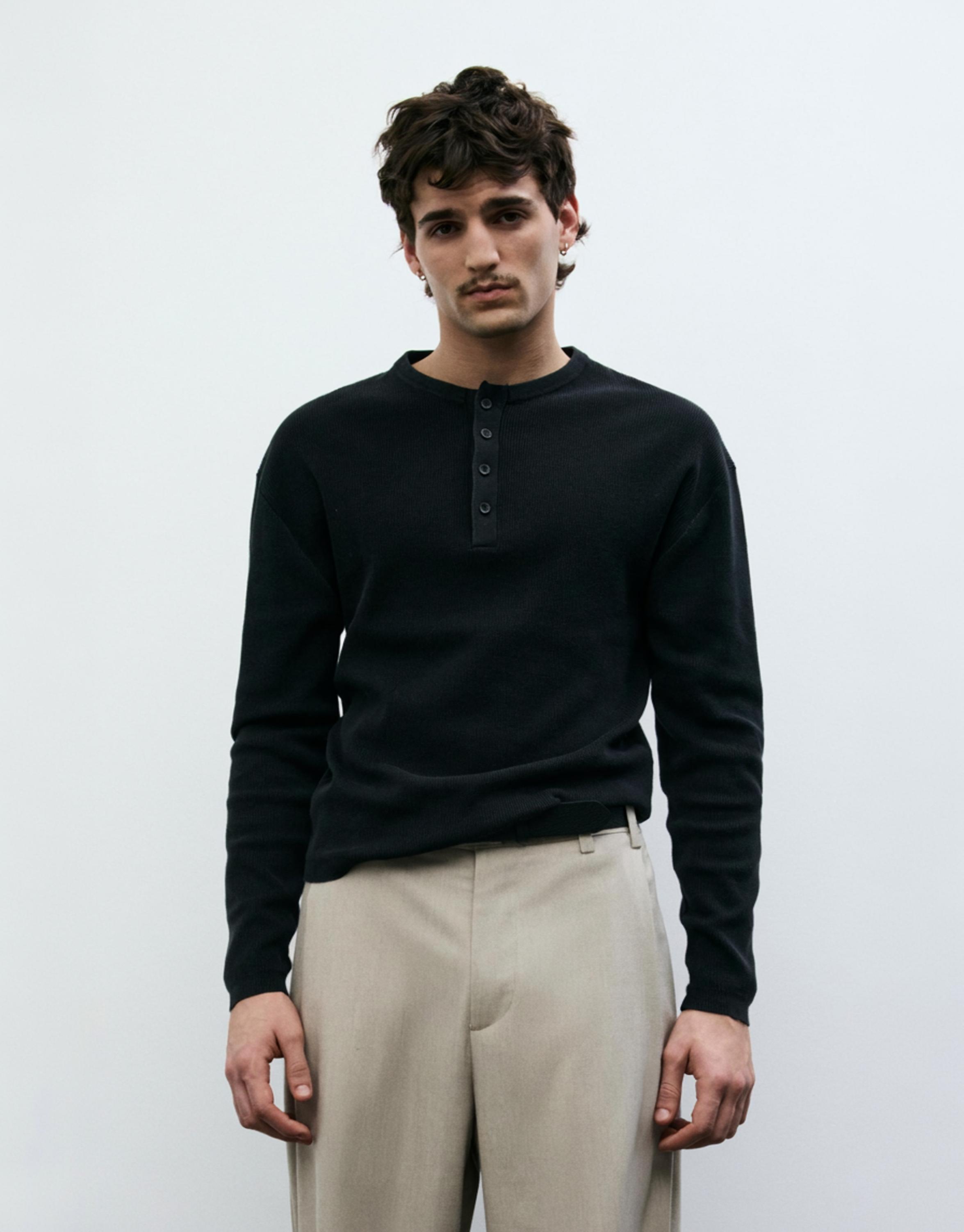 Henley yaka t-shirt - Görsel 50