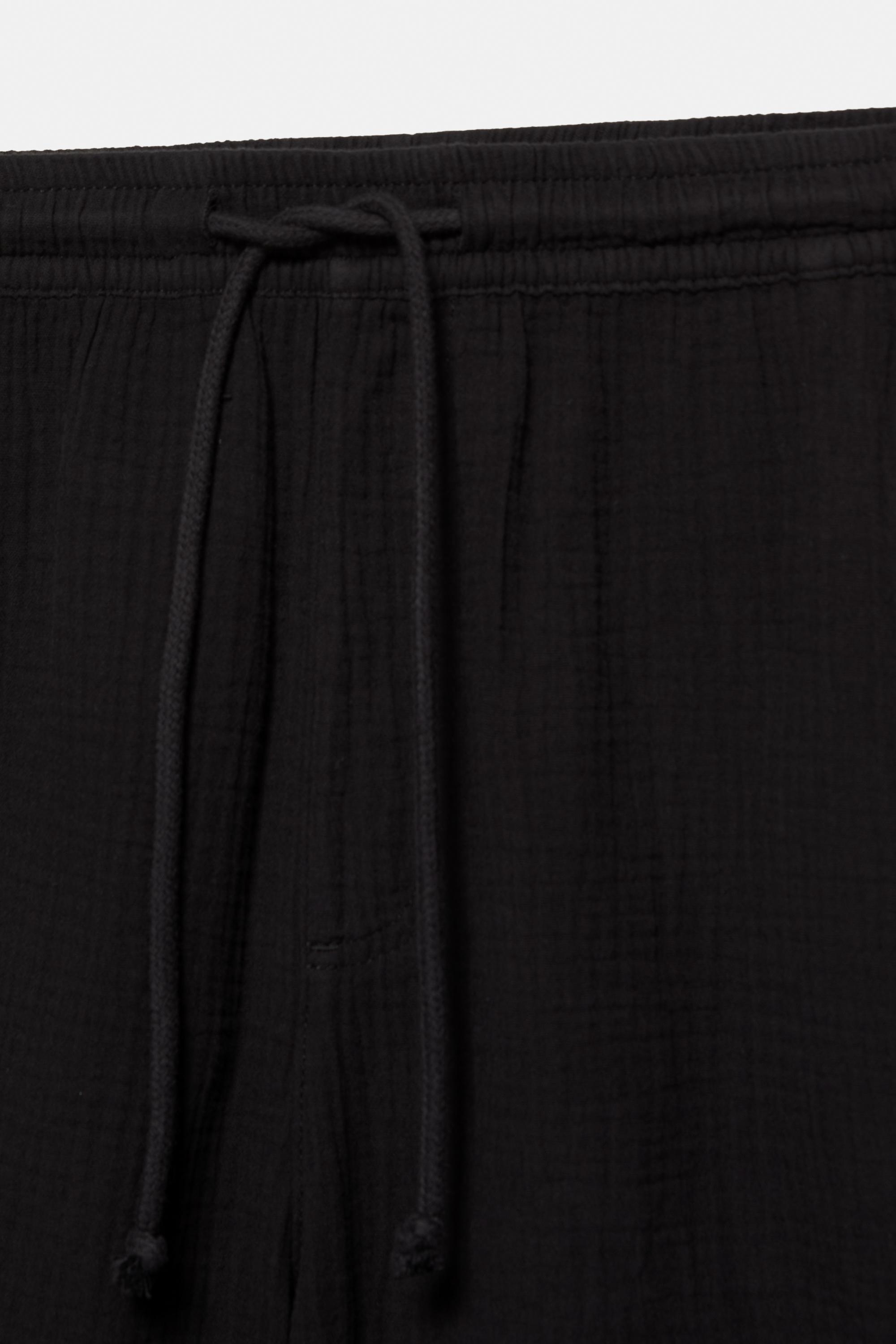 Bermuda sweat shorts — Black