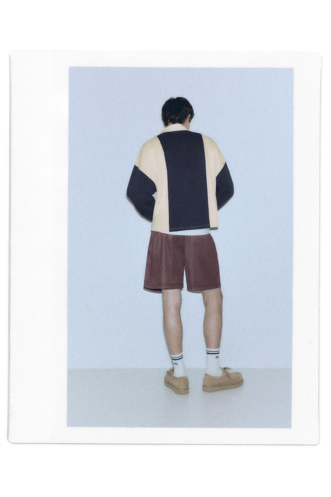 STWD mesh Bermuda shorts — Brown