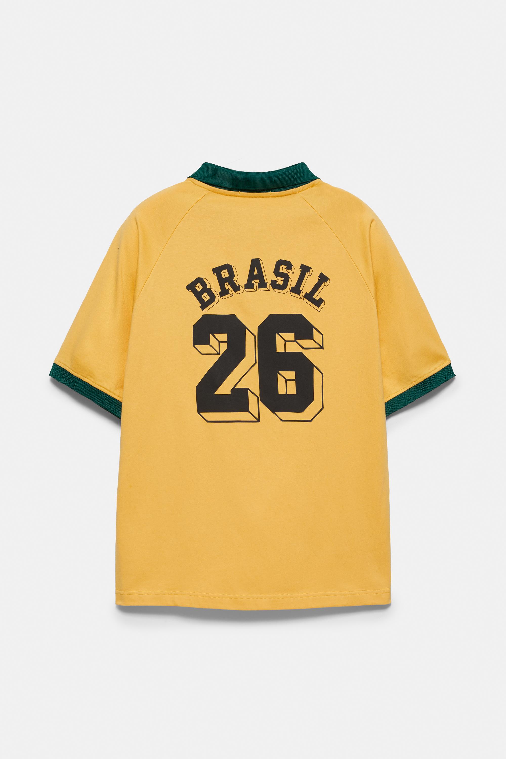 Brazil FIFA WORLD CUP 26™ polo shirt — Yellow