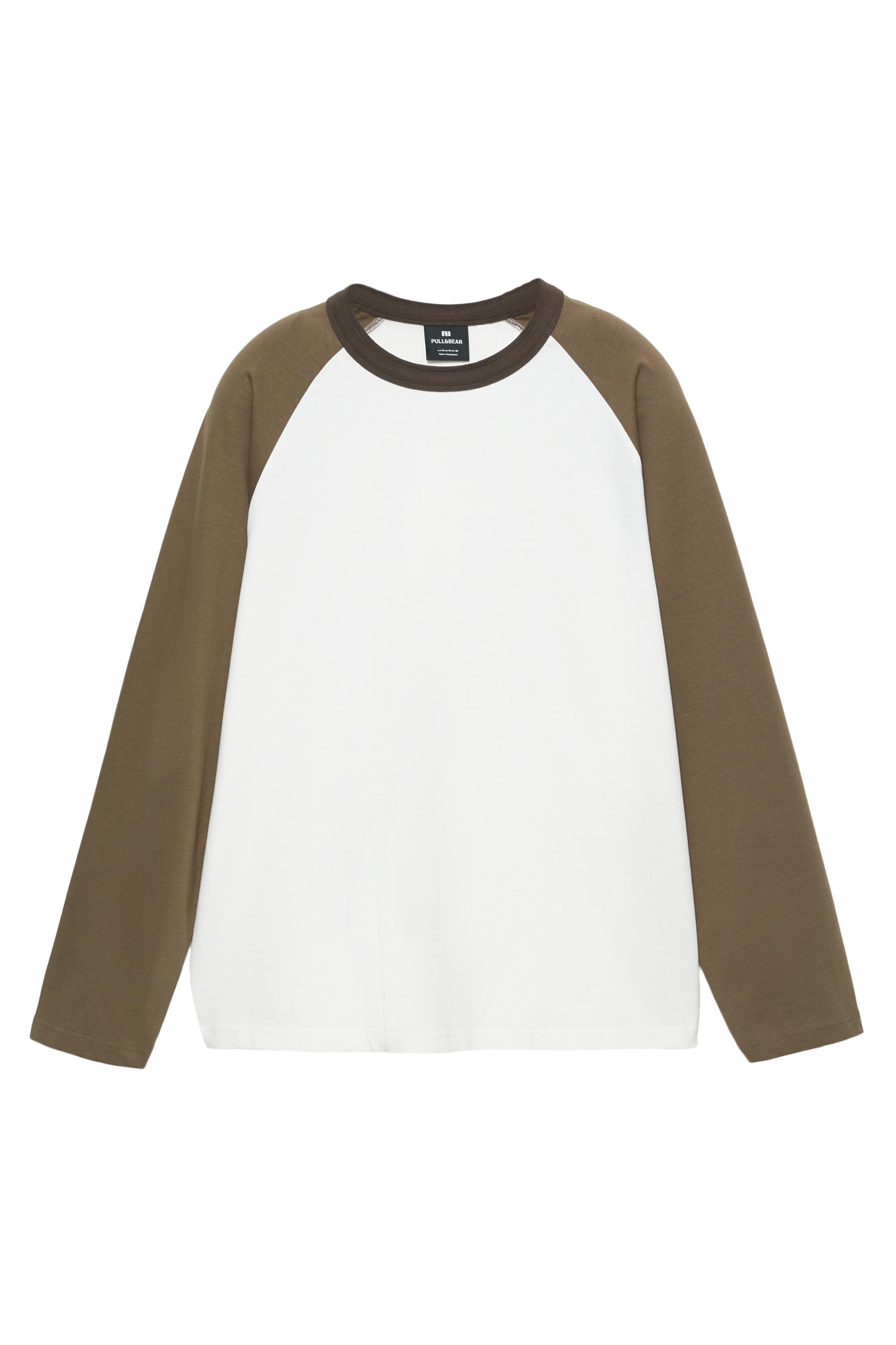 Reglan kol uzun kollu t-shirt