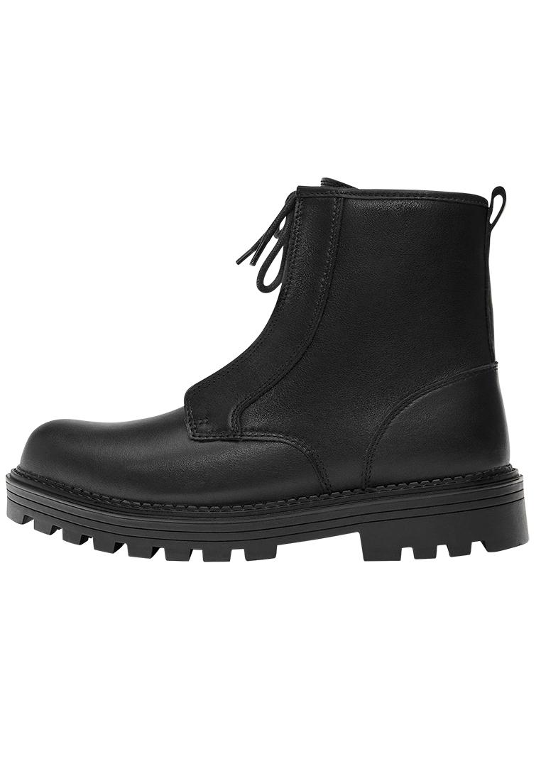 Bağcıklı deri bot