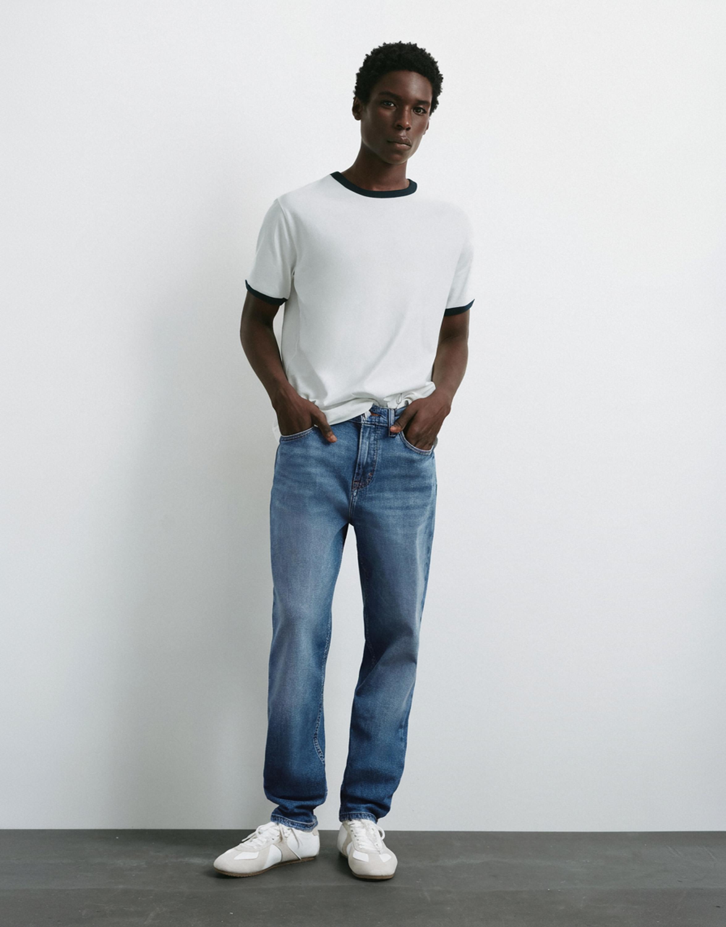 Slim fit jeans — Medium blue