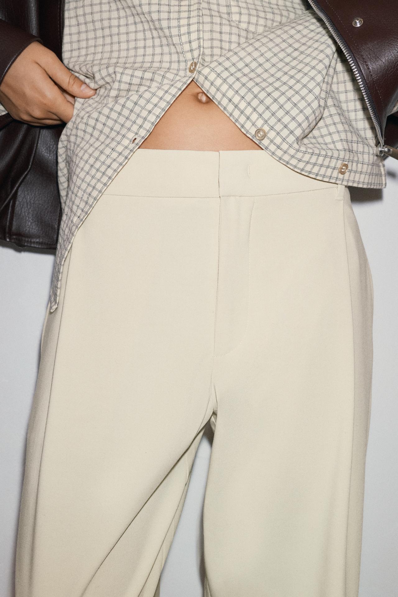 Darted smart trousers — Vanilla
