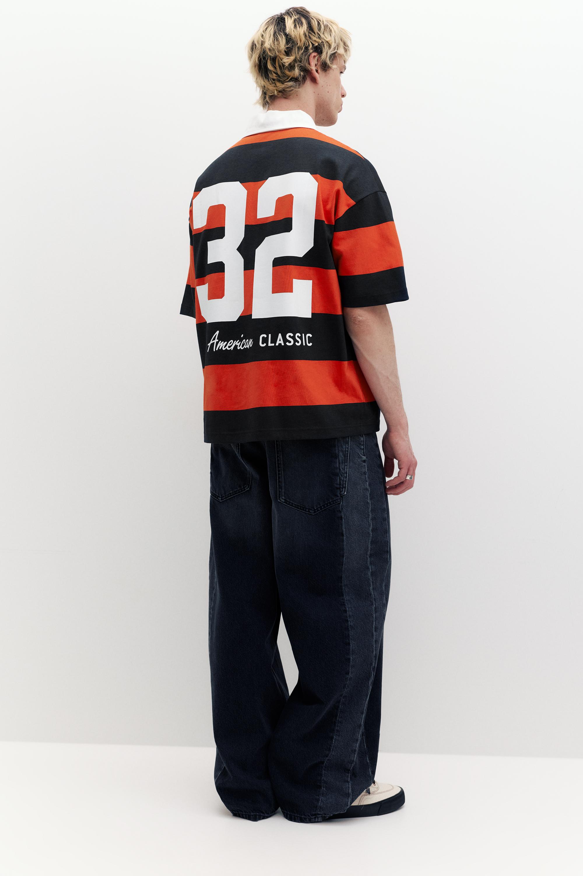 Goofy çizgili polo tişört - Görsel 2