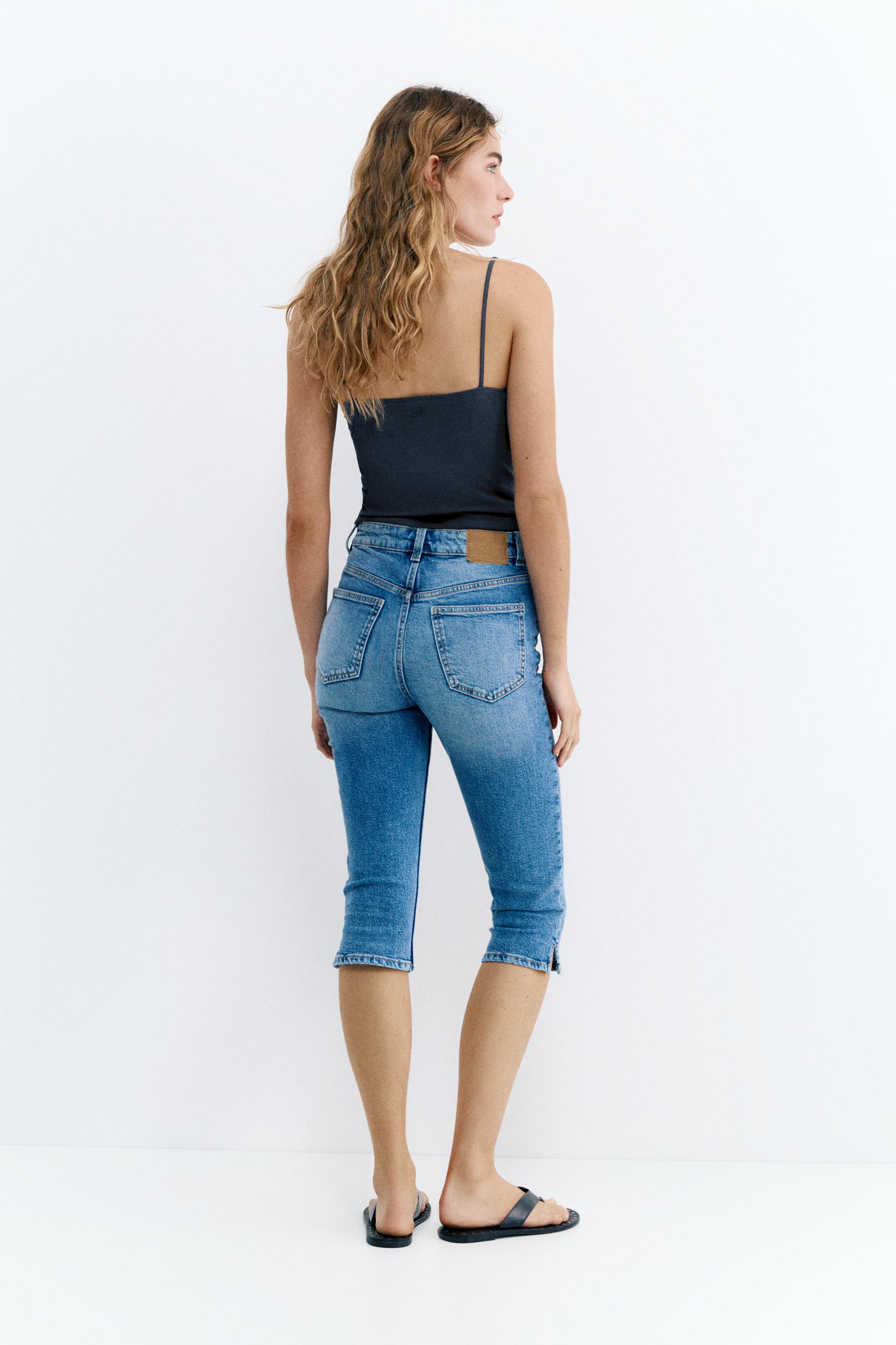 Fine-strap top — Navy