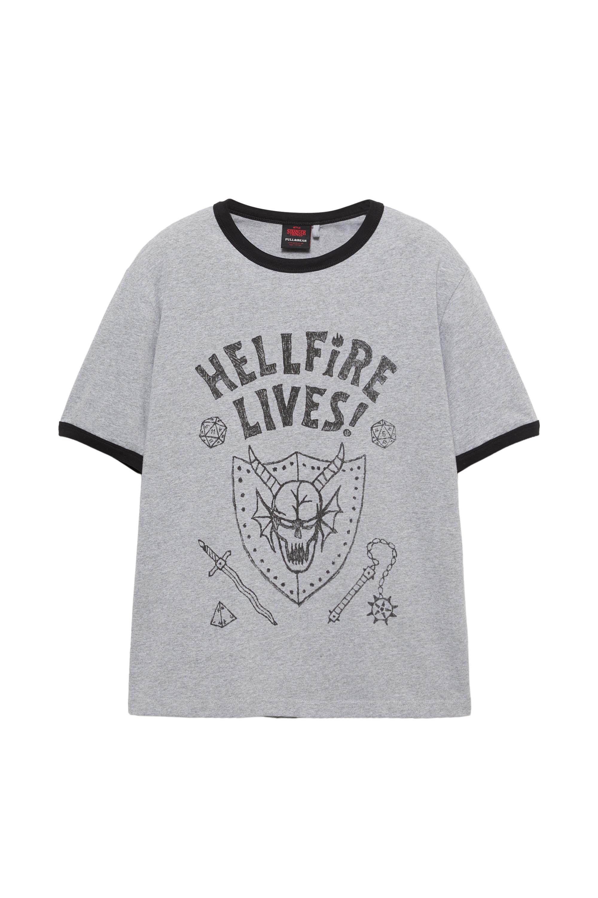Hellfire Lives Stranger Things t-shirt - Görsel 7