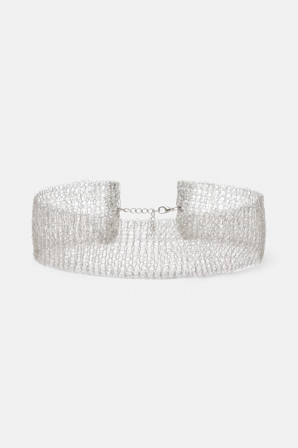 Pull&Bear Mesh choker boyunbağı