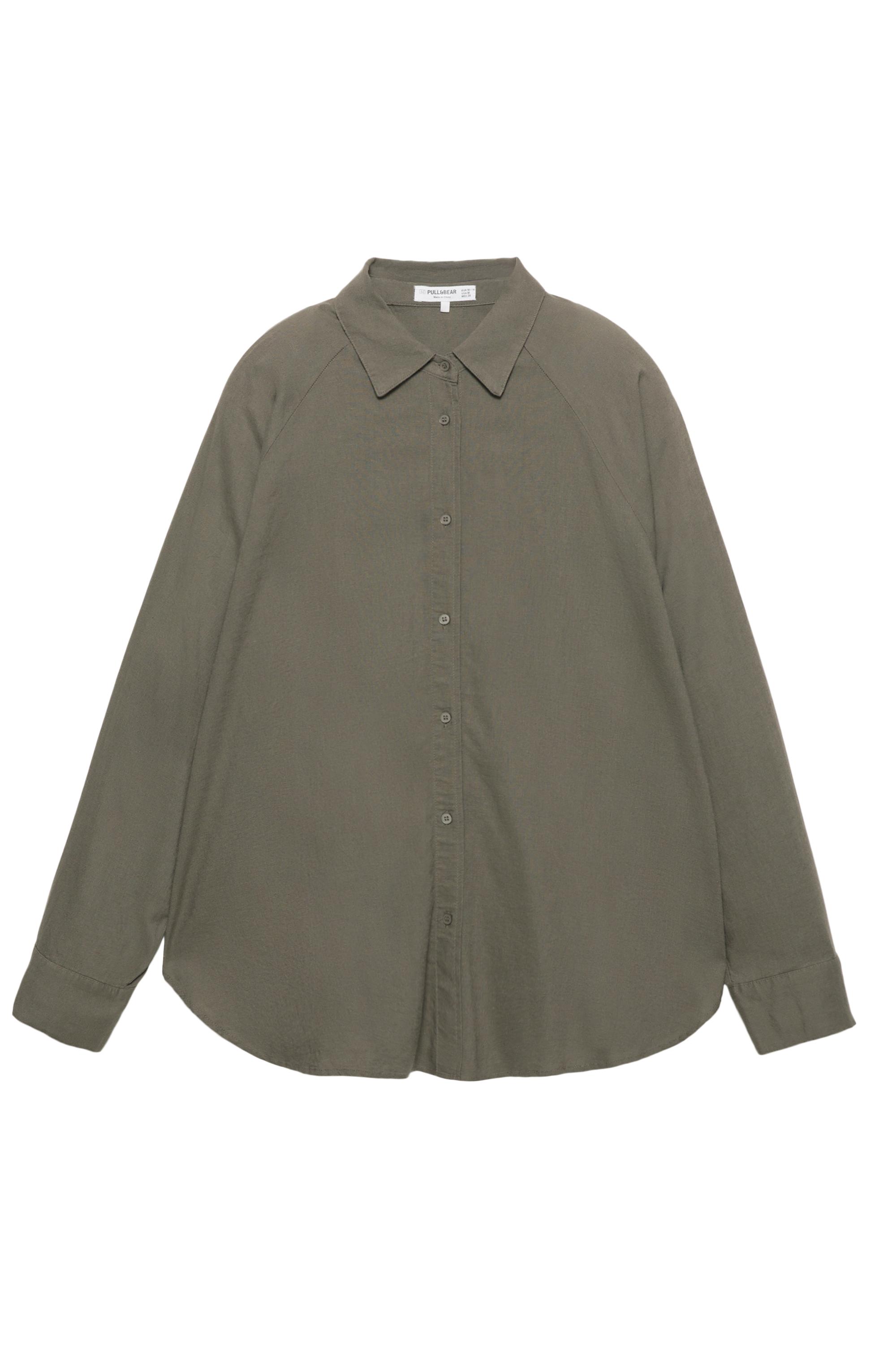 Ketenli rustik gömlek - Görsel 53