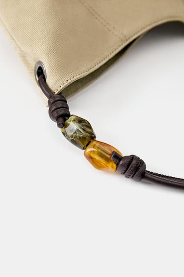 Beaded tote bag — Leather 4