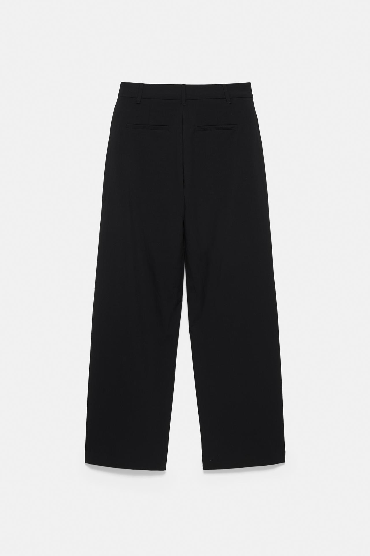 Darted smart trousers — Black