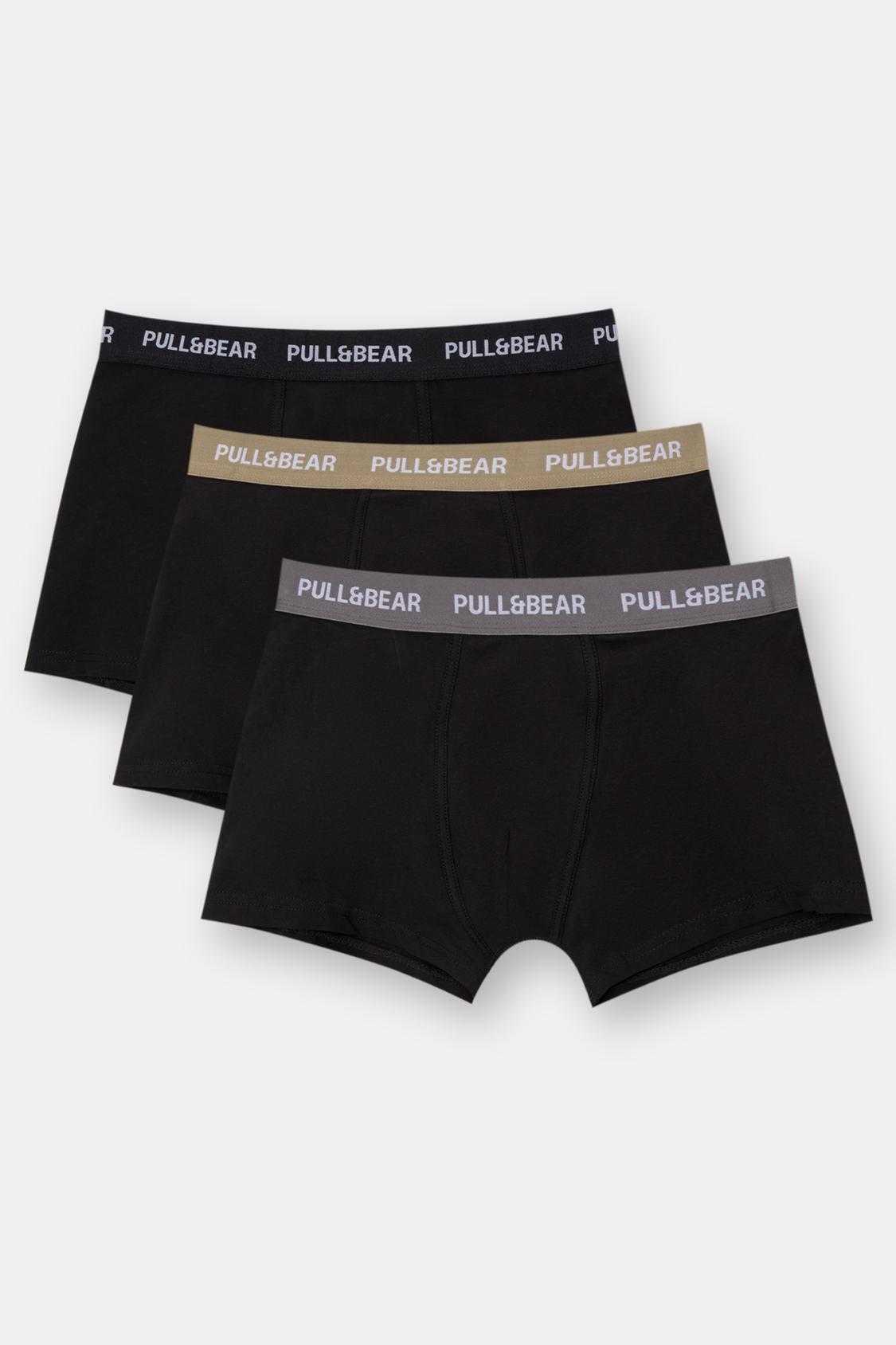 Pack 3 boxers logo P&B - PULL&BEAR