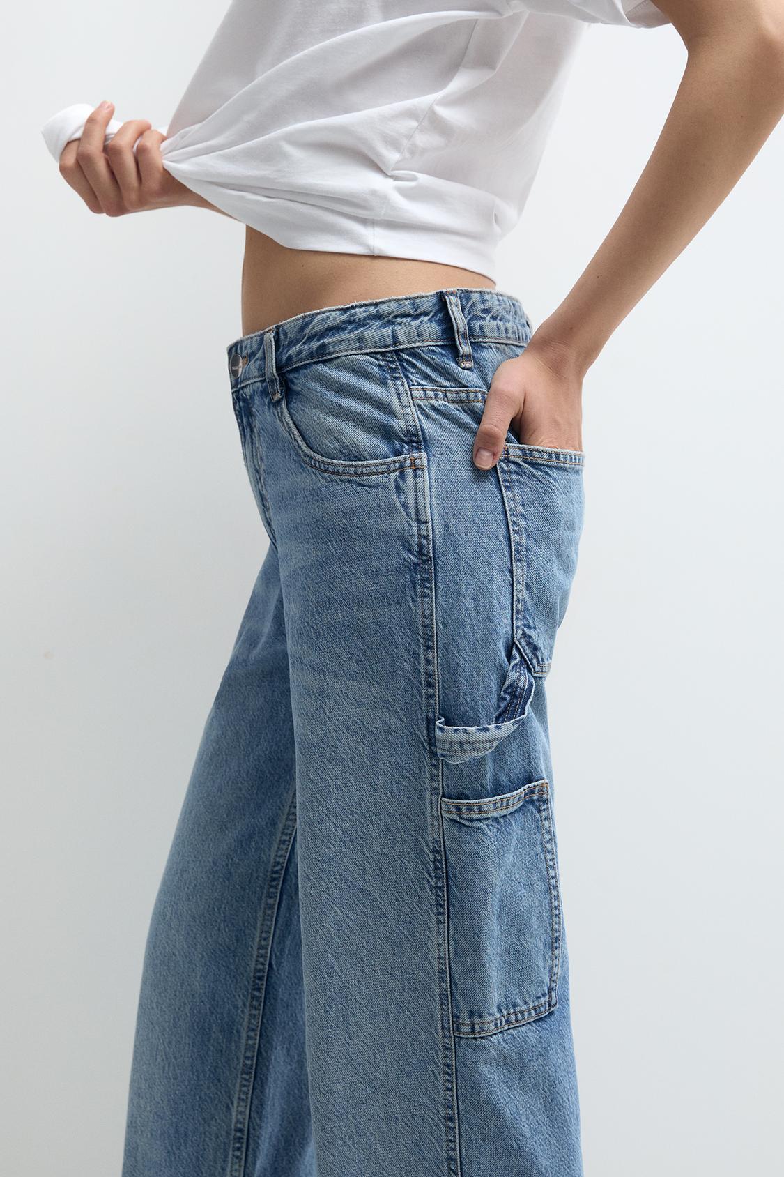 Mid-rise carpenter jeans - PULL&BEAR