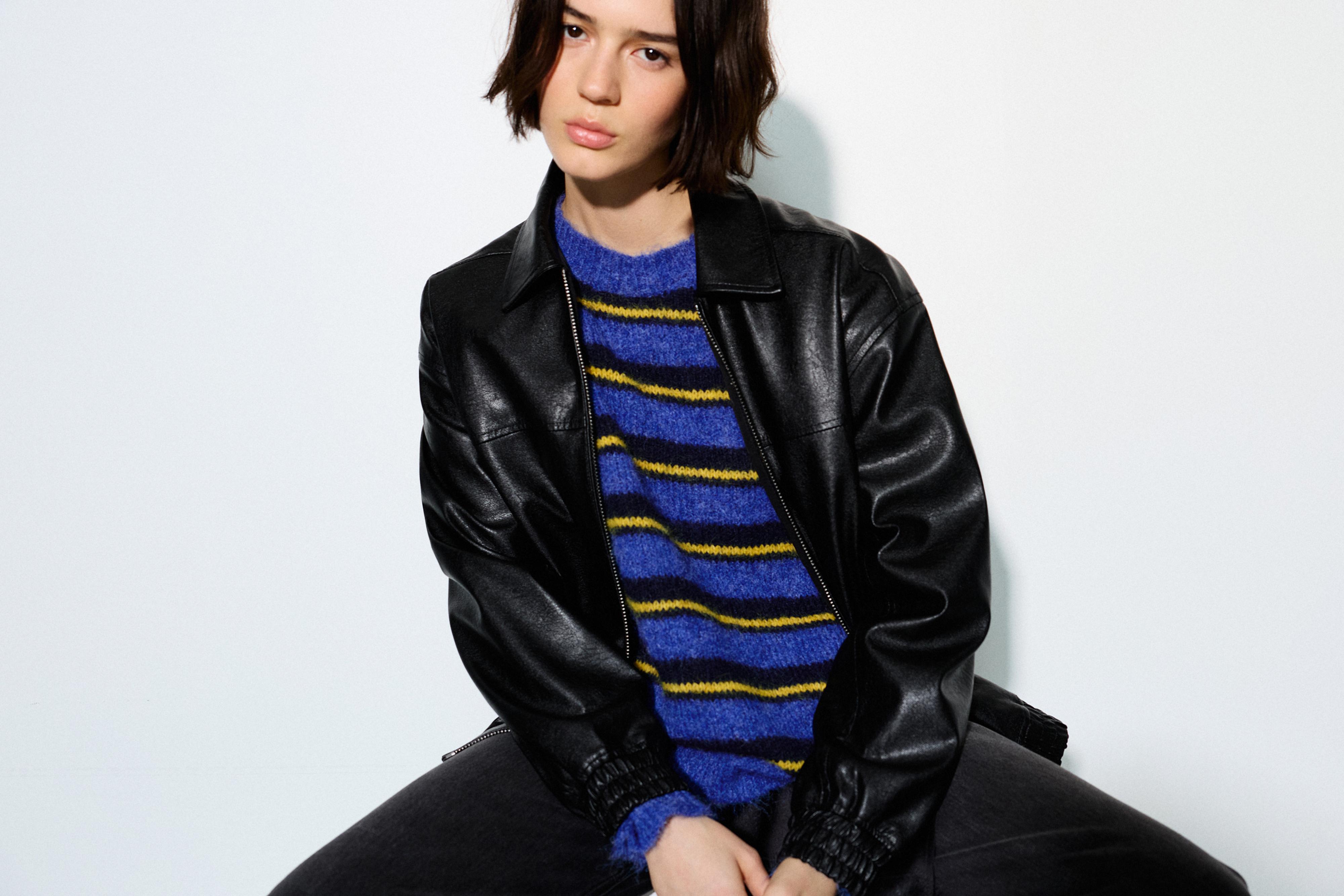 Suni Deri Baba Kesim Ceket - Görsel 56