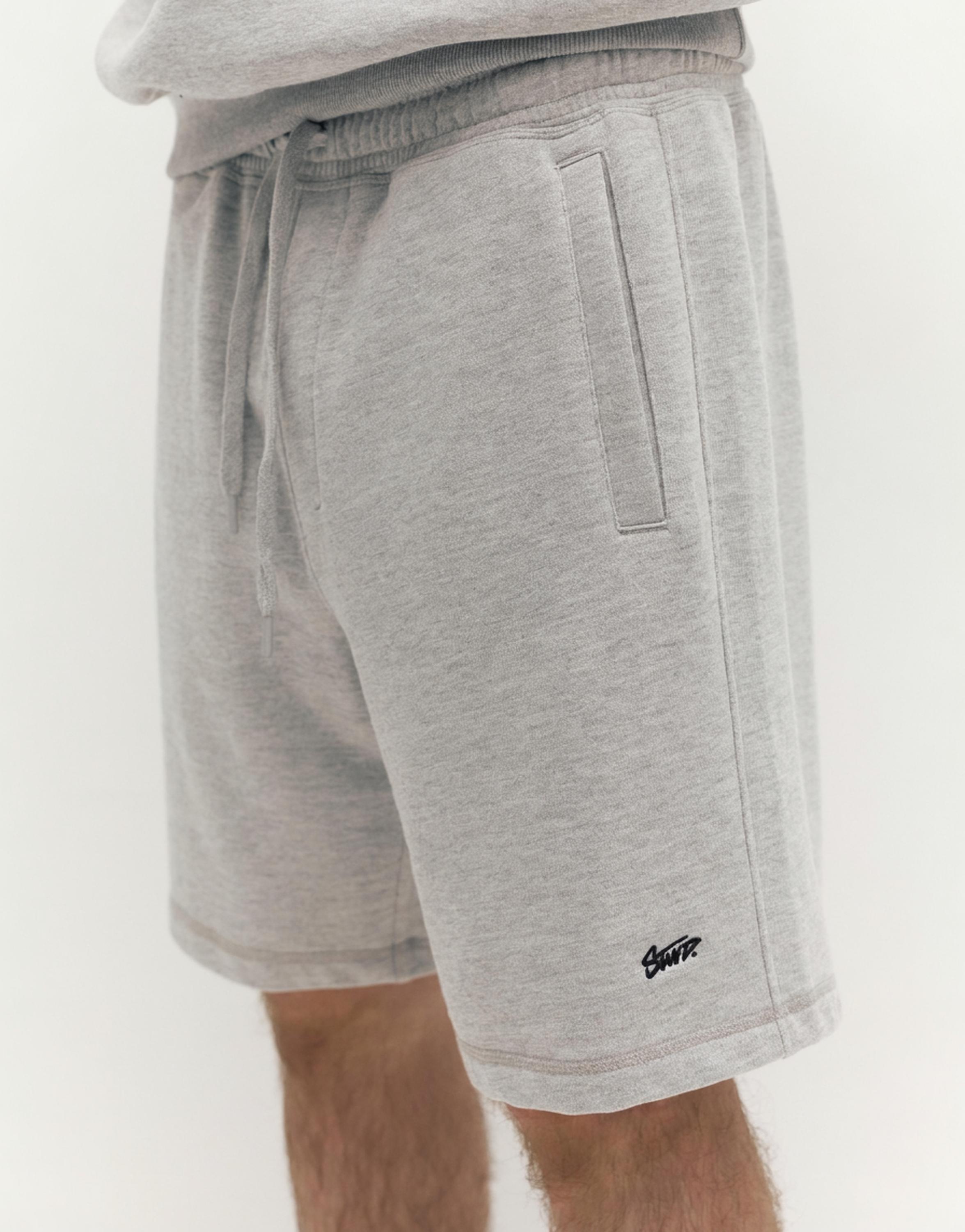 Logolu jogger bermuda şort - Görsel 110